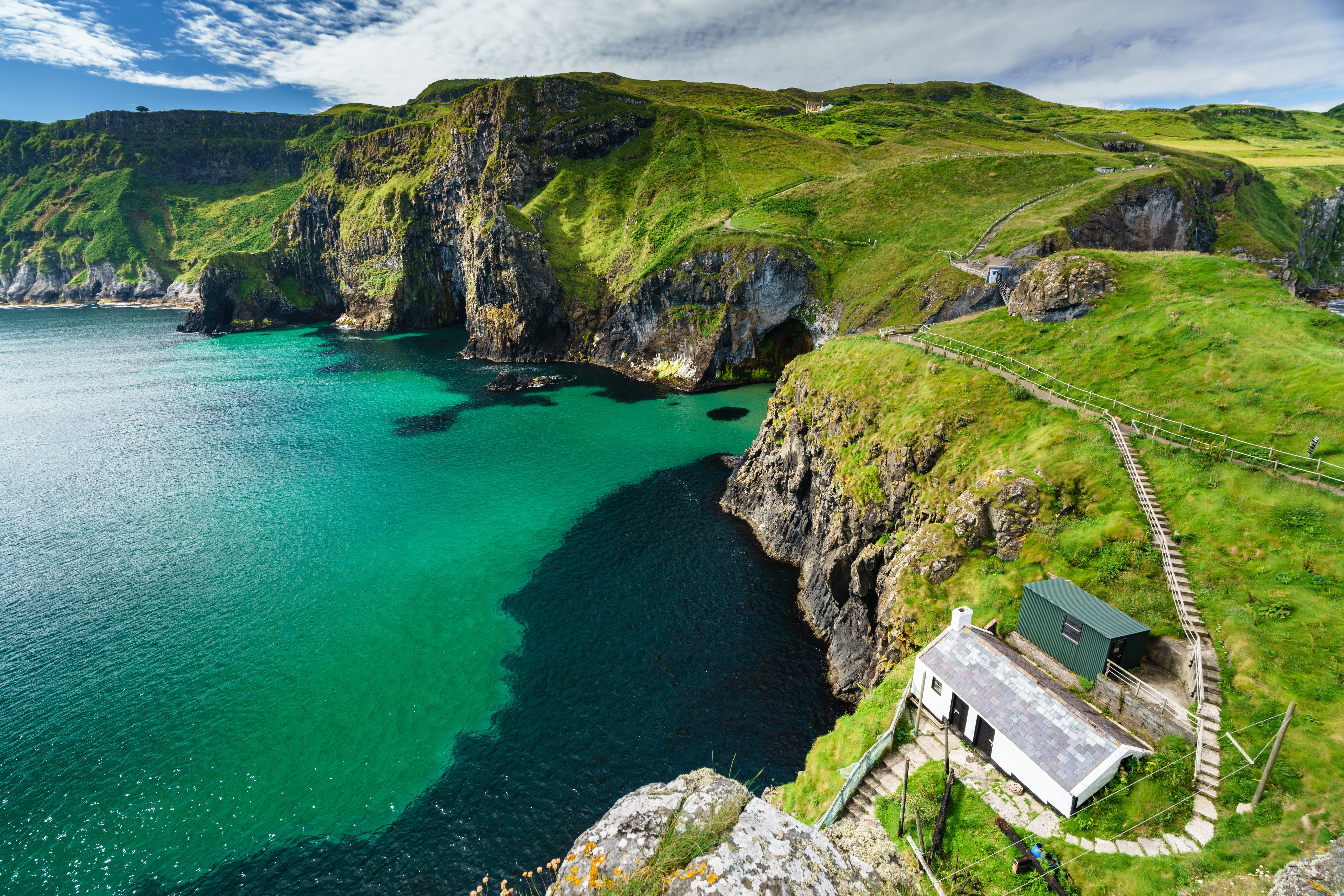 Ballintoy Coast, County Antrim, Northern Ireland HD Wallpaper