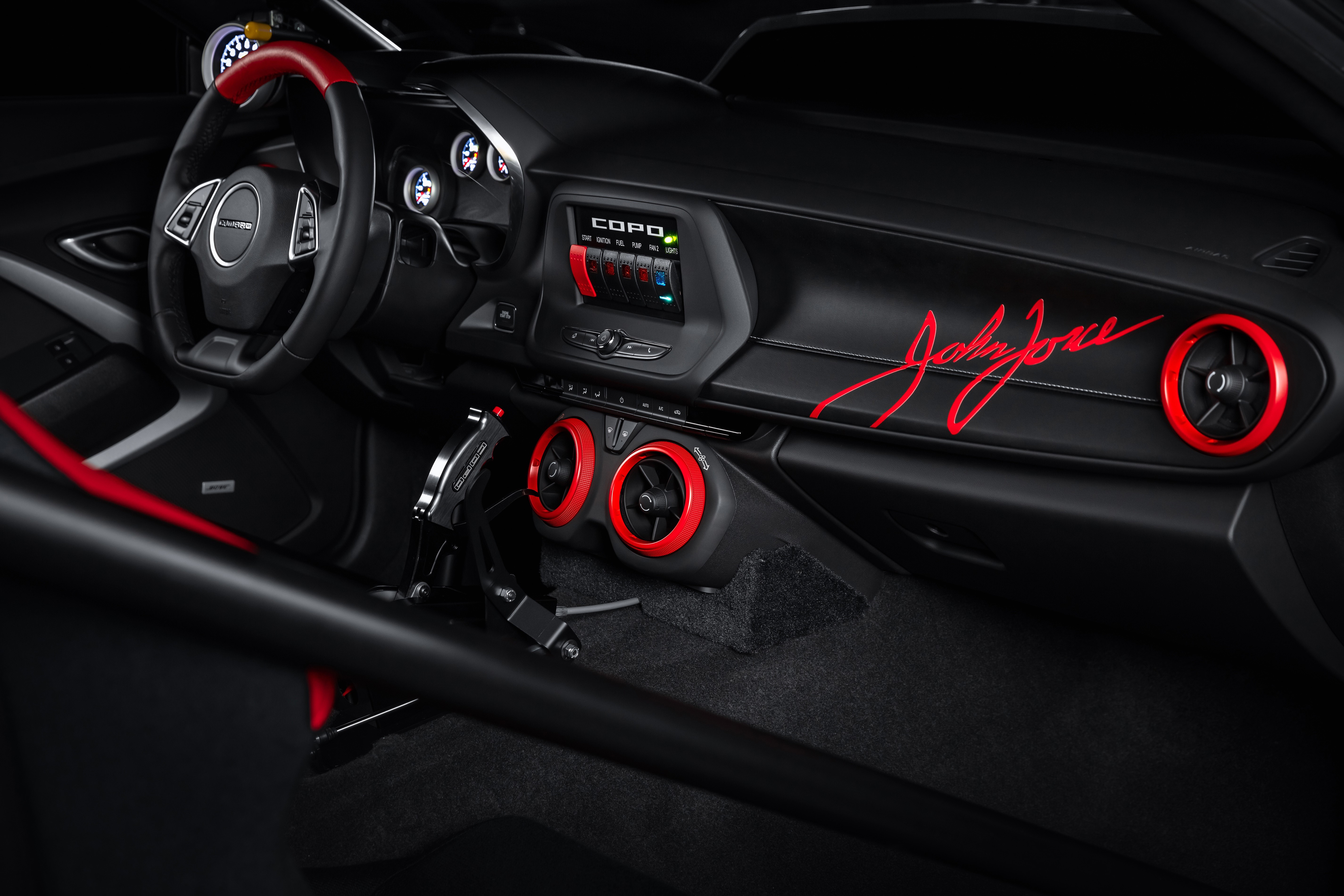 2020 Chevrolet Camaro COPO John Force Edition Interior HD Wallpaper