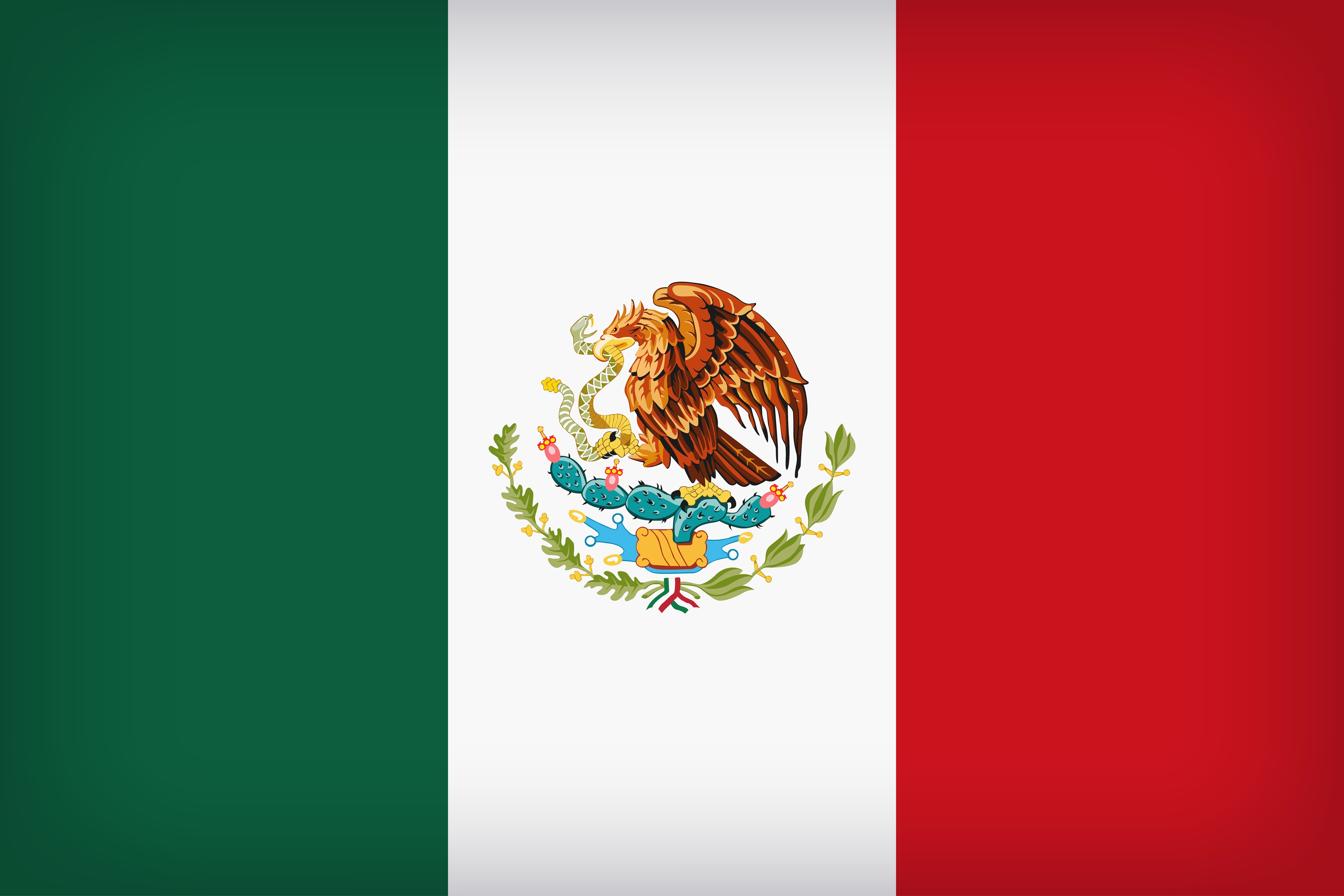 Flag of Mexico HD Wallpaper