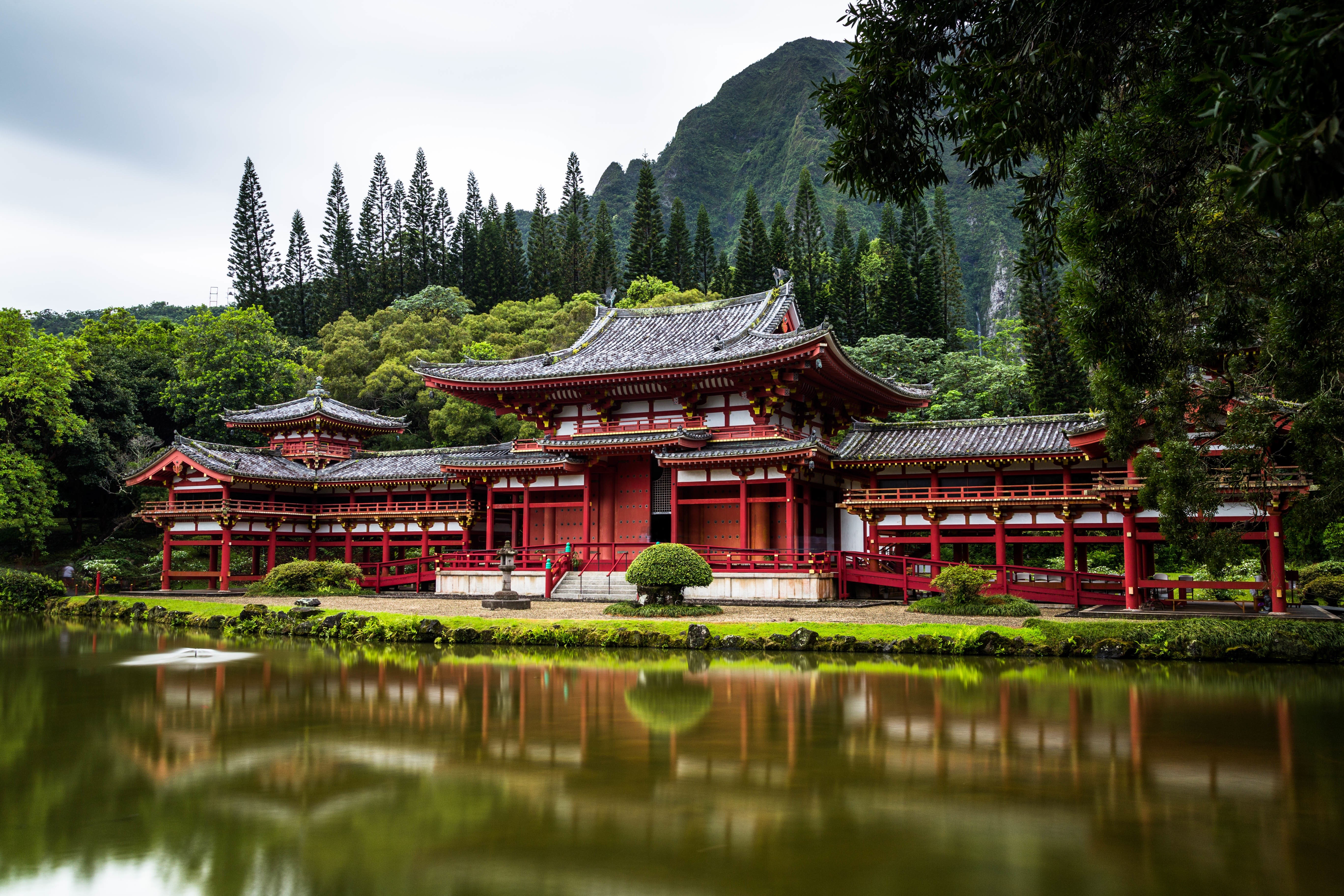 4K View of Uji Bedouin Temple in Kyoto HD Wallpaper