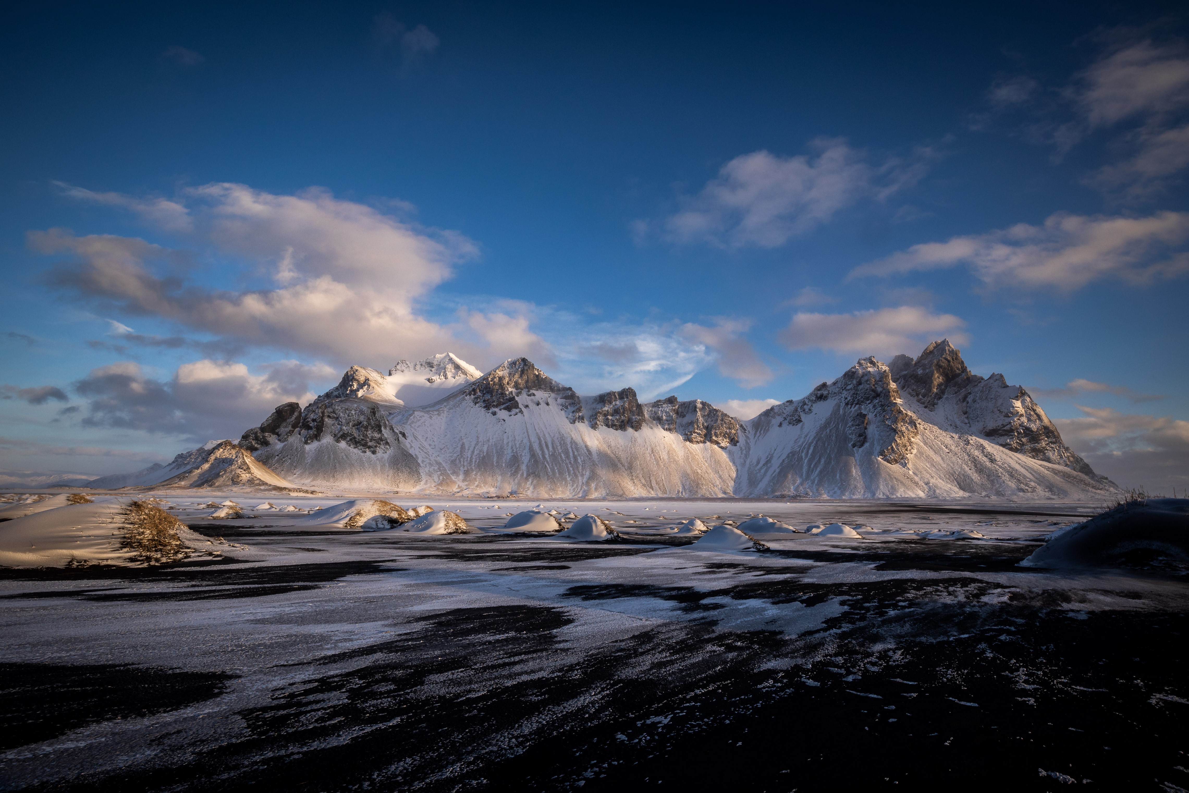 4K Vestrahorn Mountains in Iceland HD Wallpaper