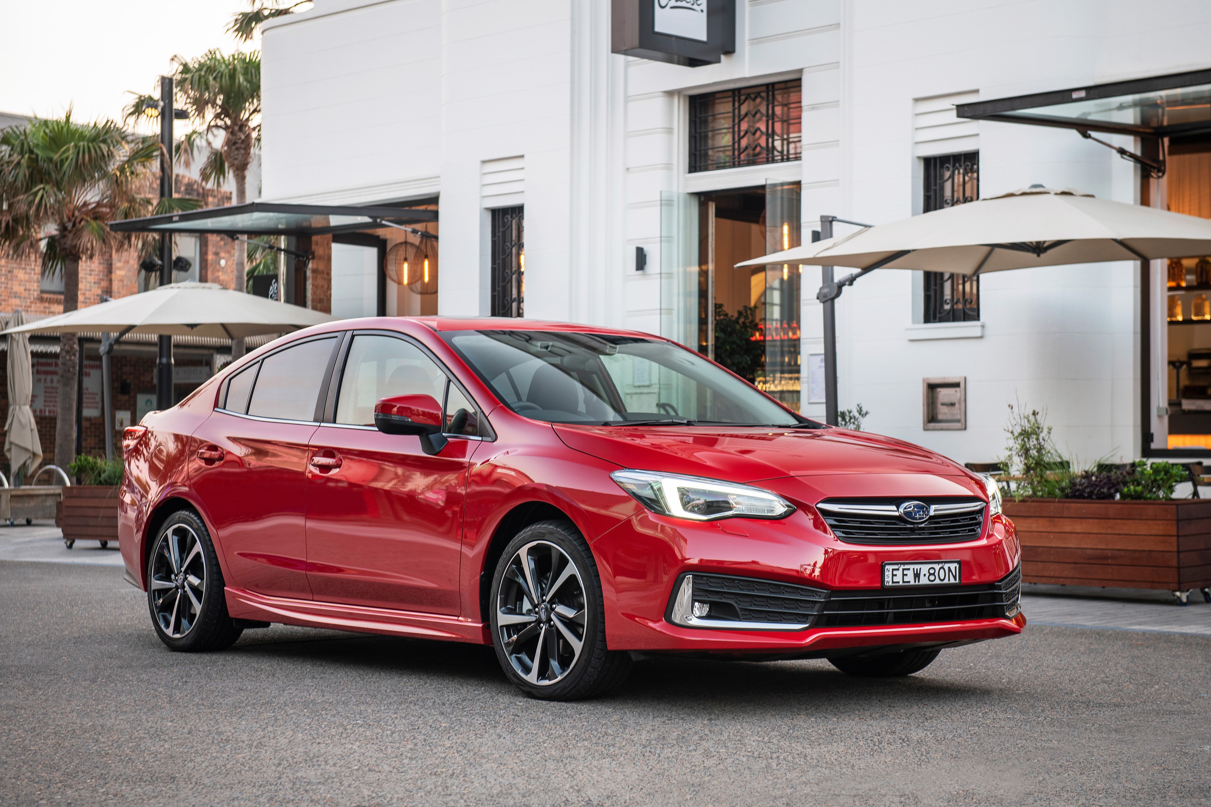 Red 2020 Subaru Impreza 2.0i-S Sedan HD Wallpaper