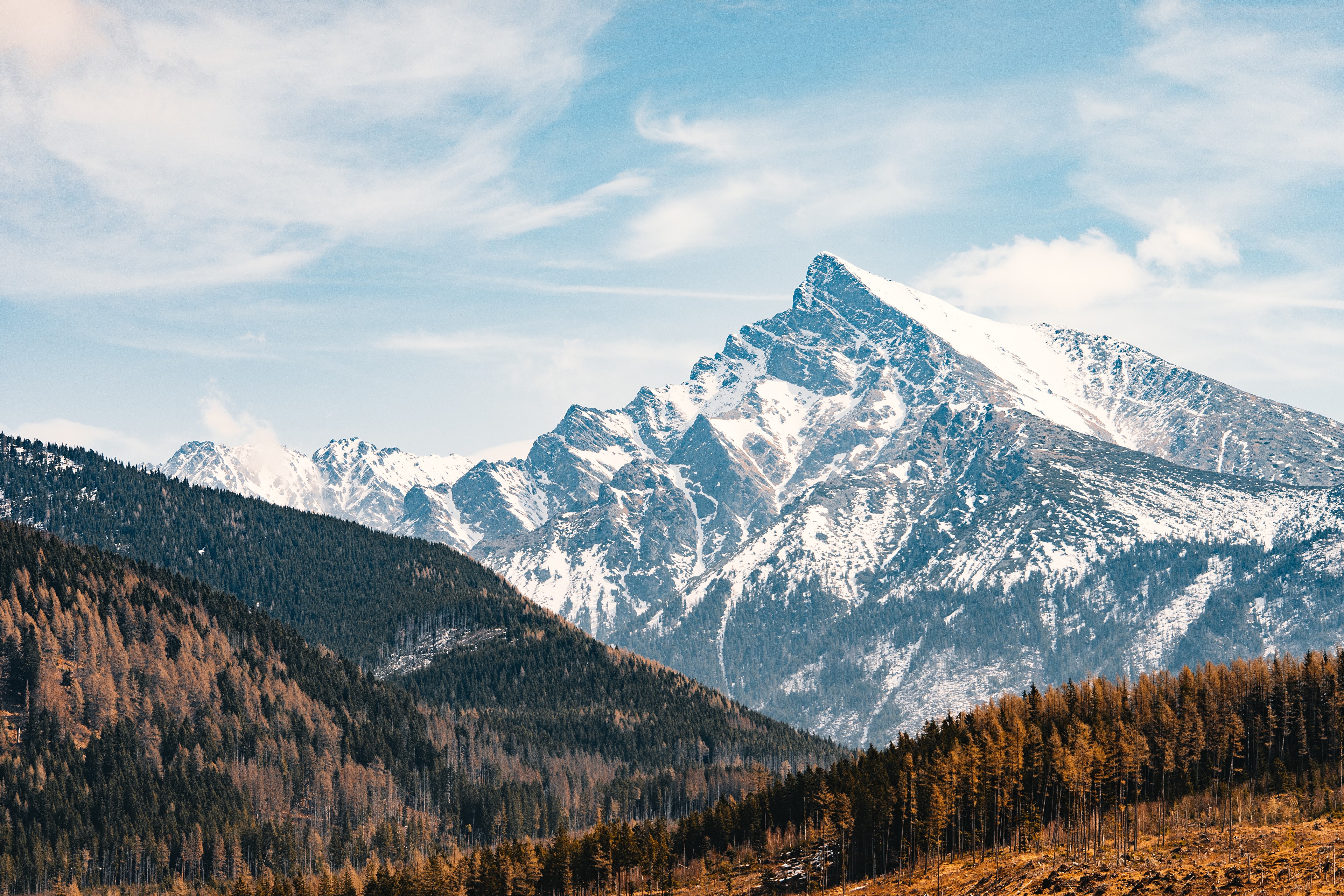 4K Mountains and Forests in Slovakia HD Wallpaper