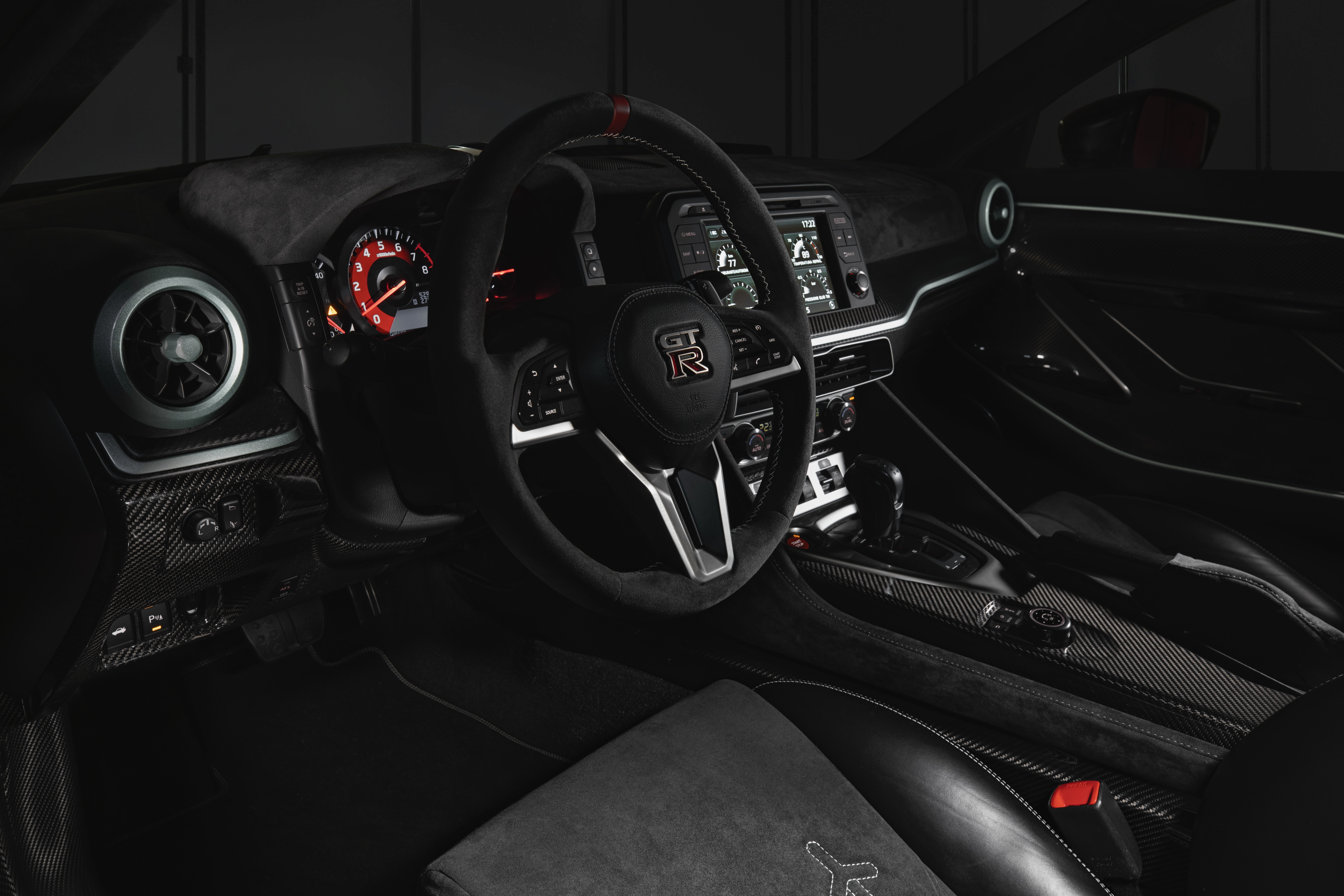 Nissan GT-R50 ItalDesign Steering Wheel and Dashboard HD Wallpaper