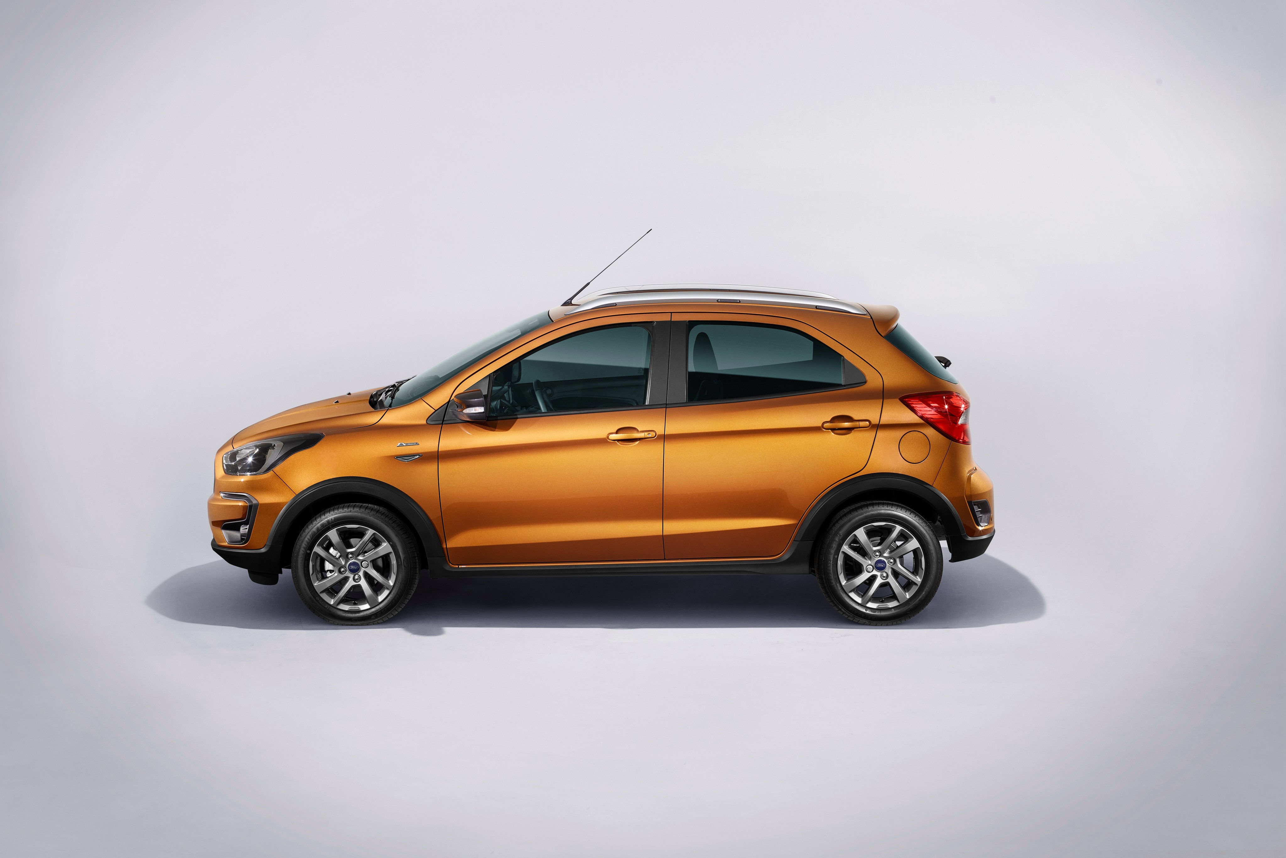 Ford Ka Active Worldwide Metallic Orange Car HD Wallpaper
