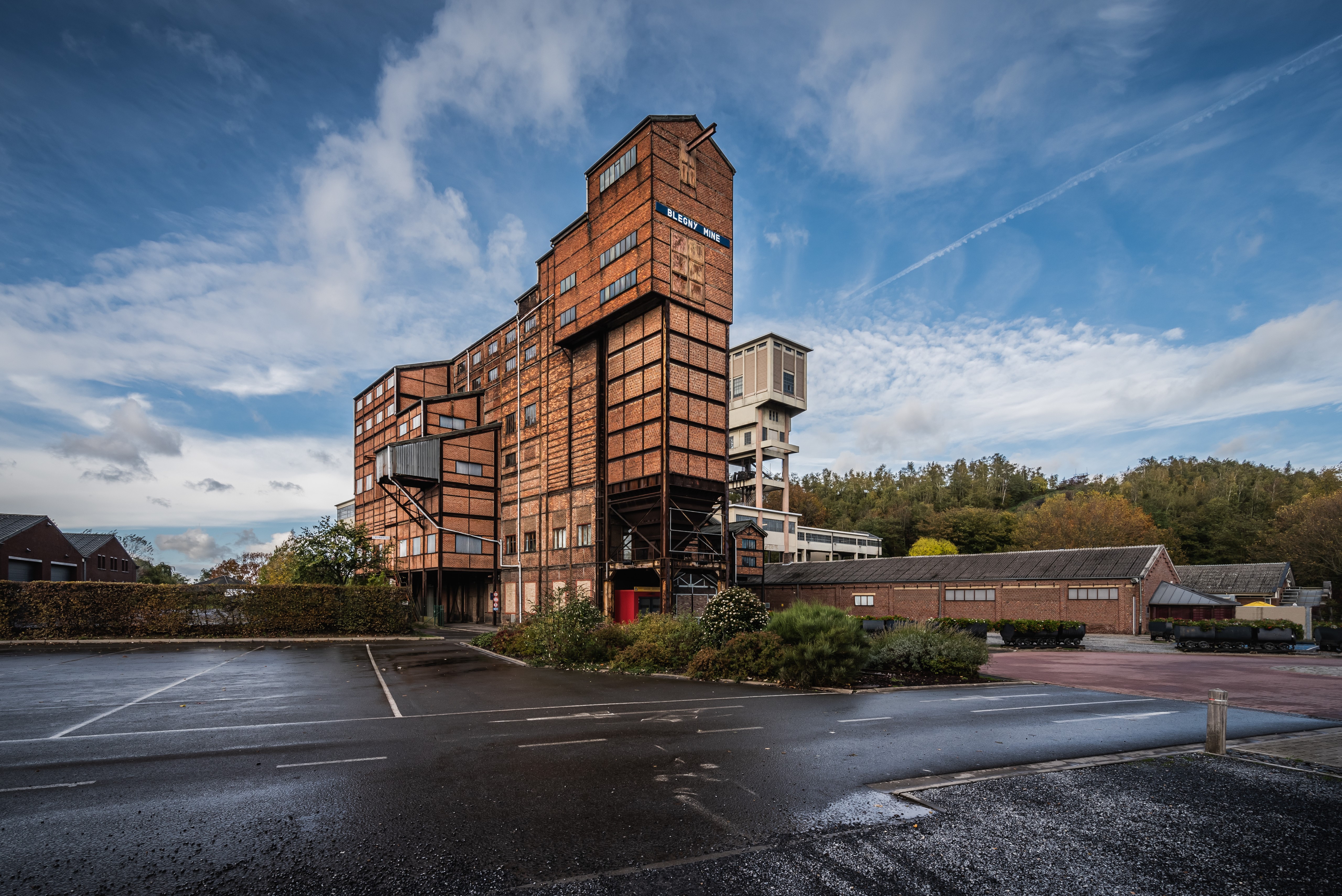 Blegny Mine, Belgium, Museum, Sky, Clouds HD Wallpaper