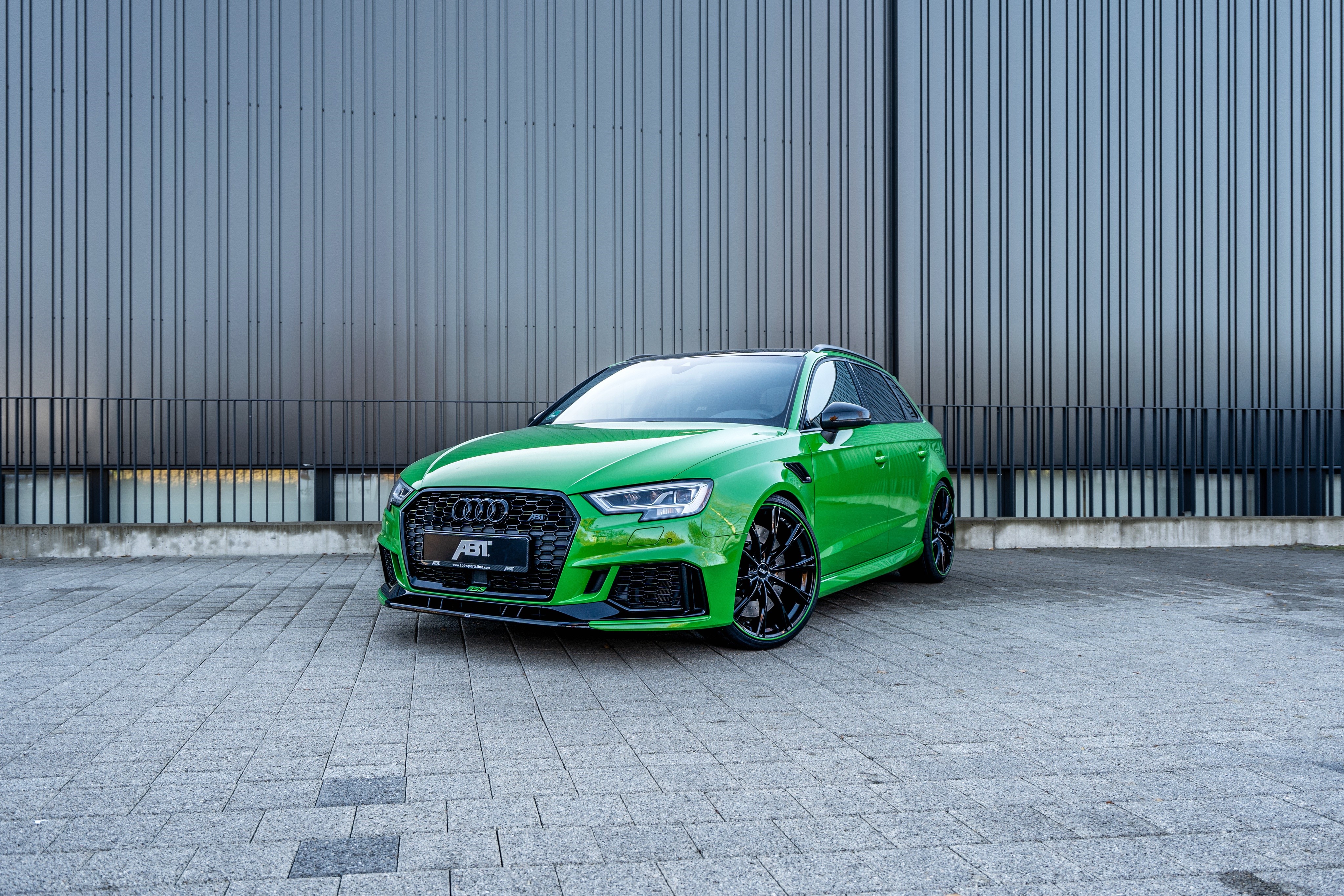 Green ABT Sportback RS3 Audi HD Wallpaper