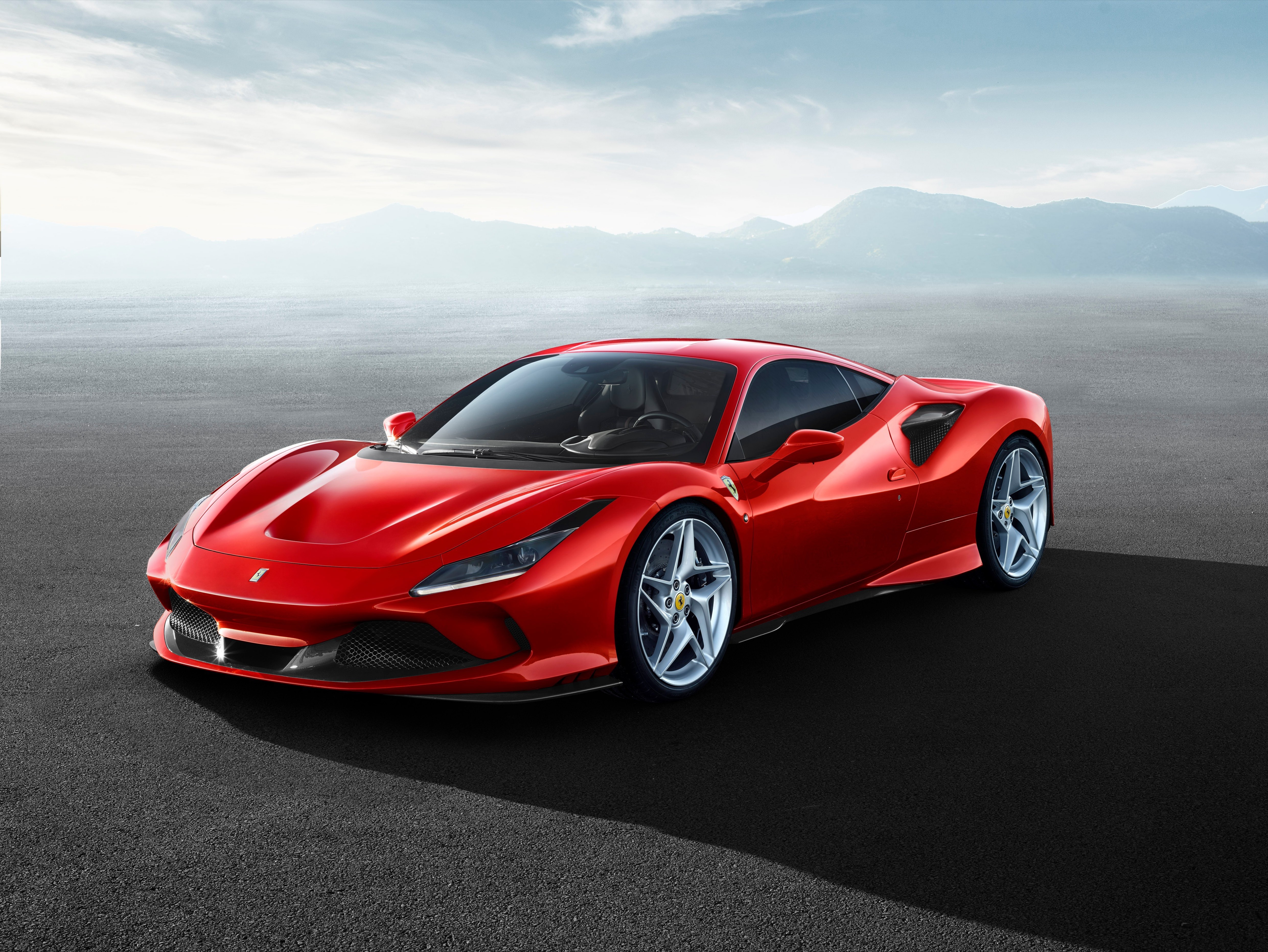Red Ferrari F8 Tributo HD Wallpaper