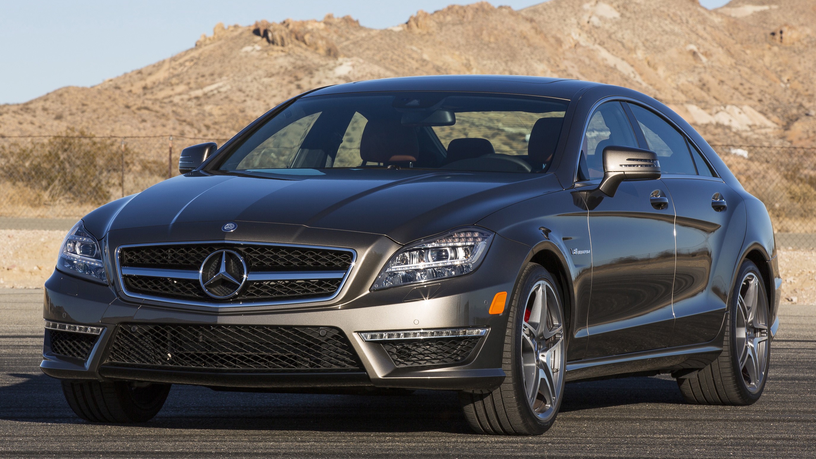 Mercedes-Benz CLS 63 AMG Front View HD Wallpaper