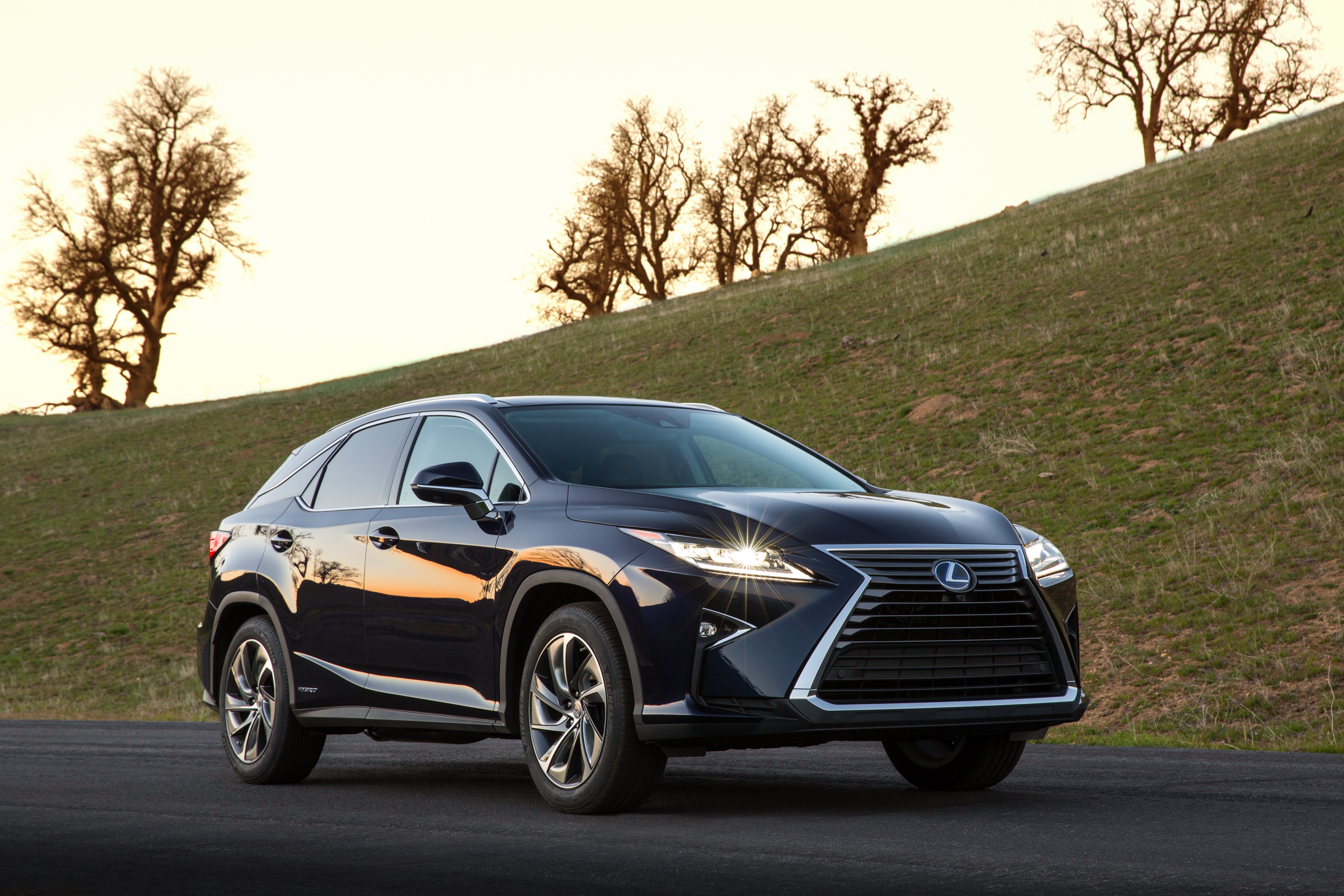 Black Lexus RX 450h F SPORT Crossover HD Wallpaper