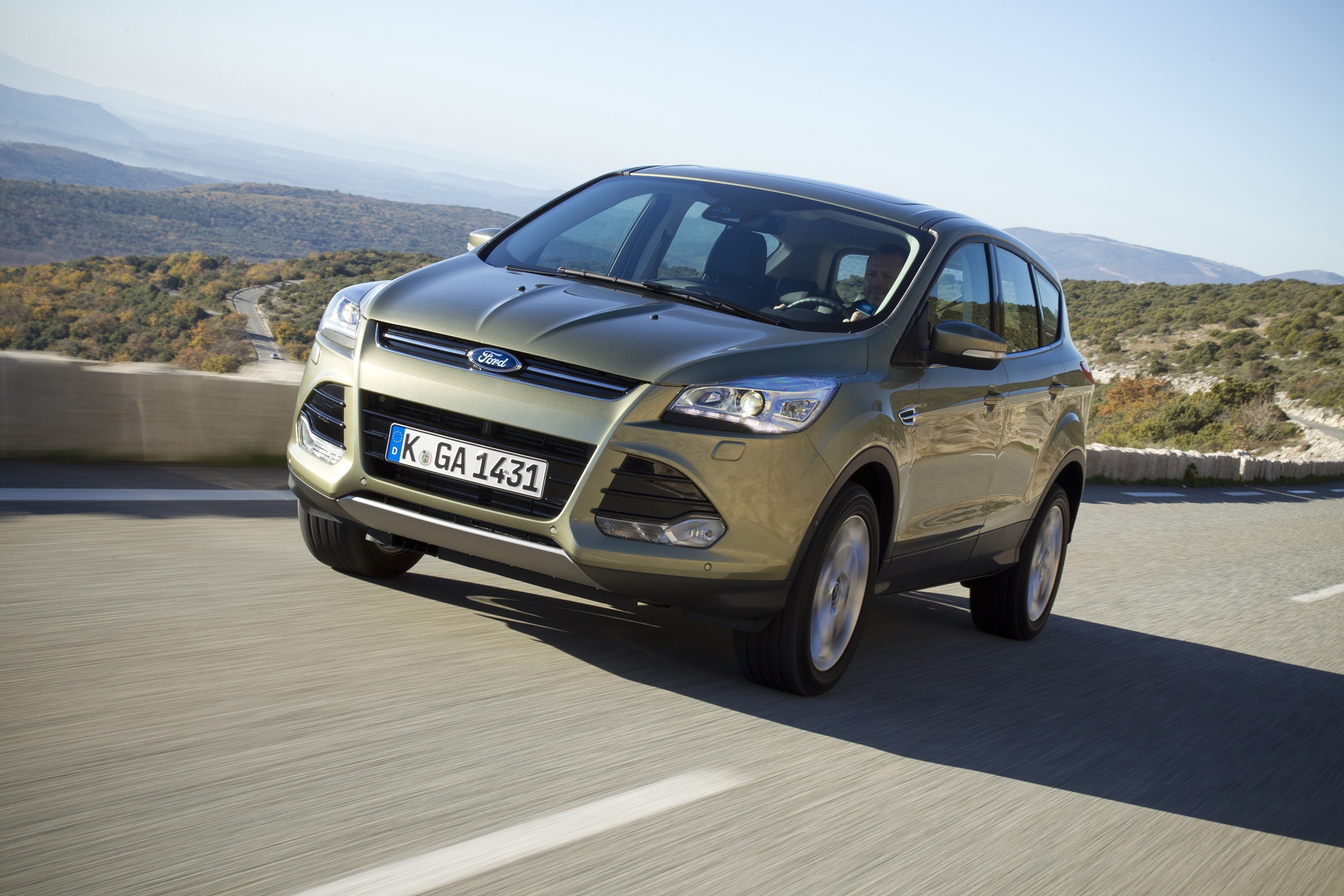 Ford Kuga II 2013 Crossover in Motion HD Wallpaper