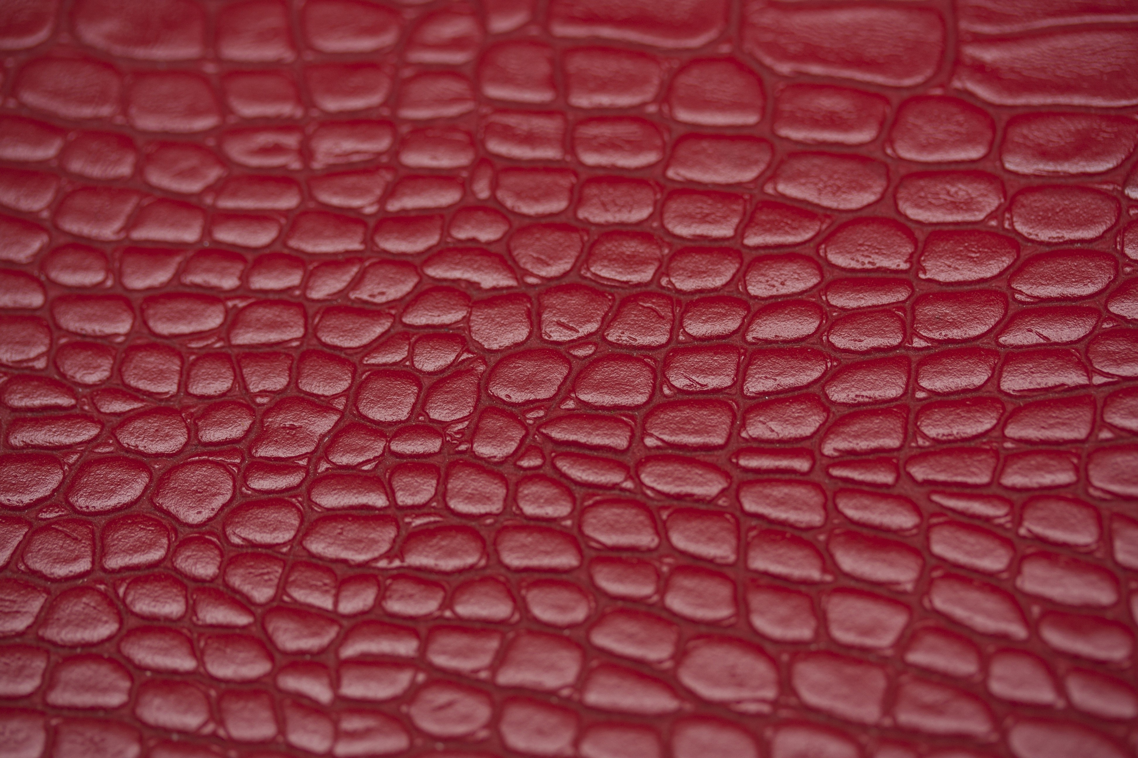 Red Leather Texture HD Wallpaper