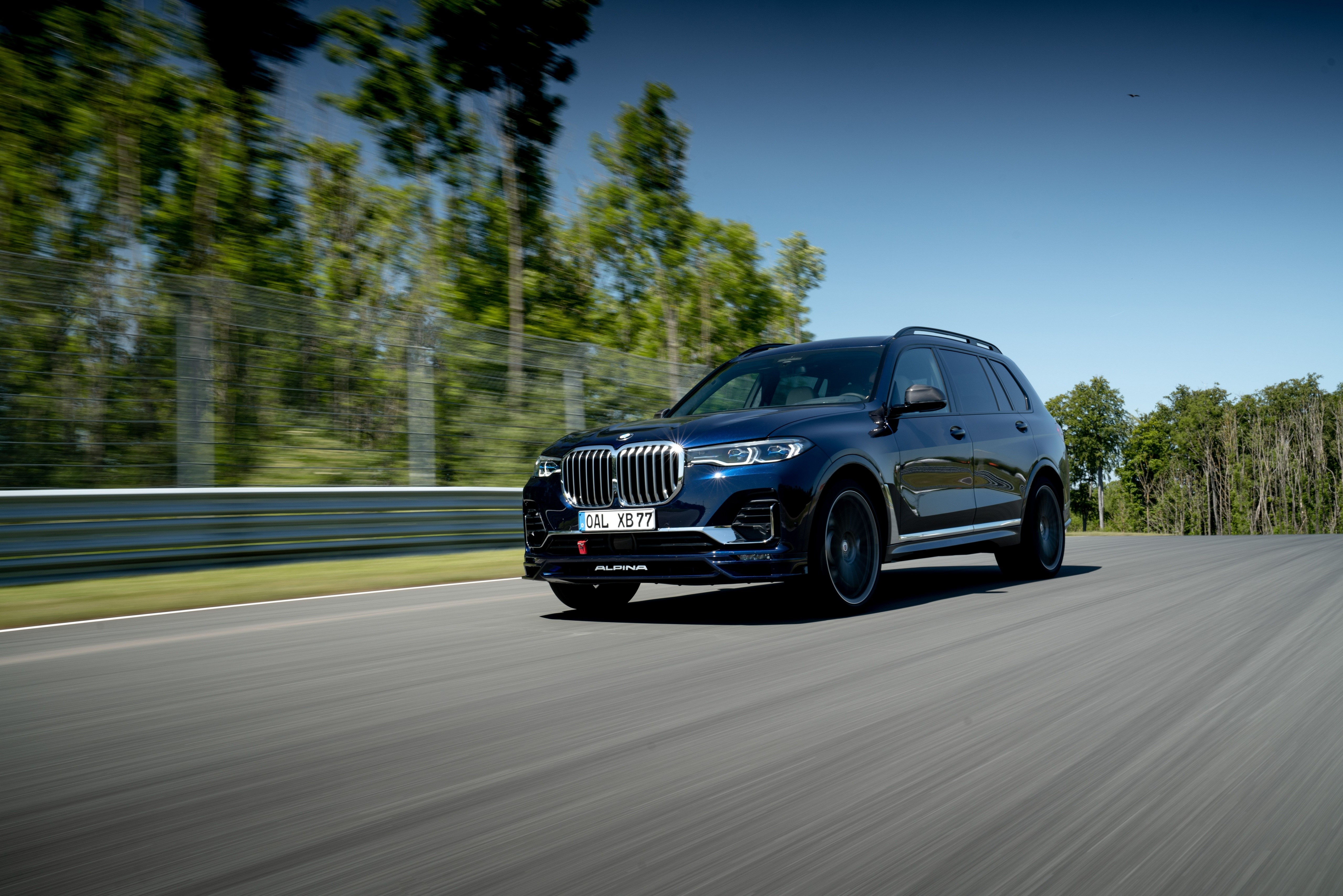 Alpina XB7 on a race track HD Wallpaper