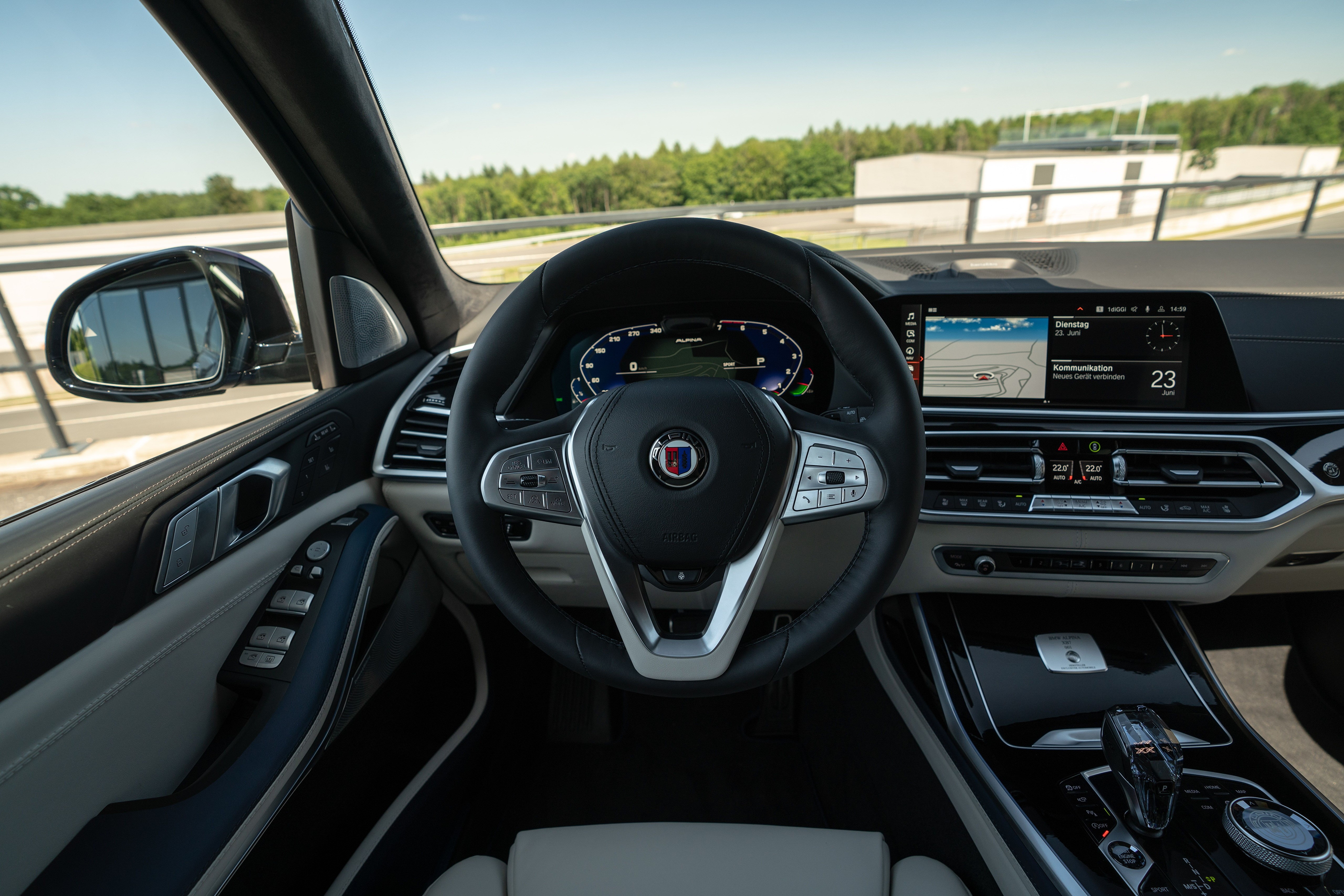 Alpina XB7 Steering Wheel and Dashboard HD Wallpaper