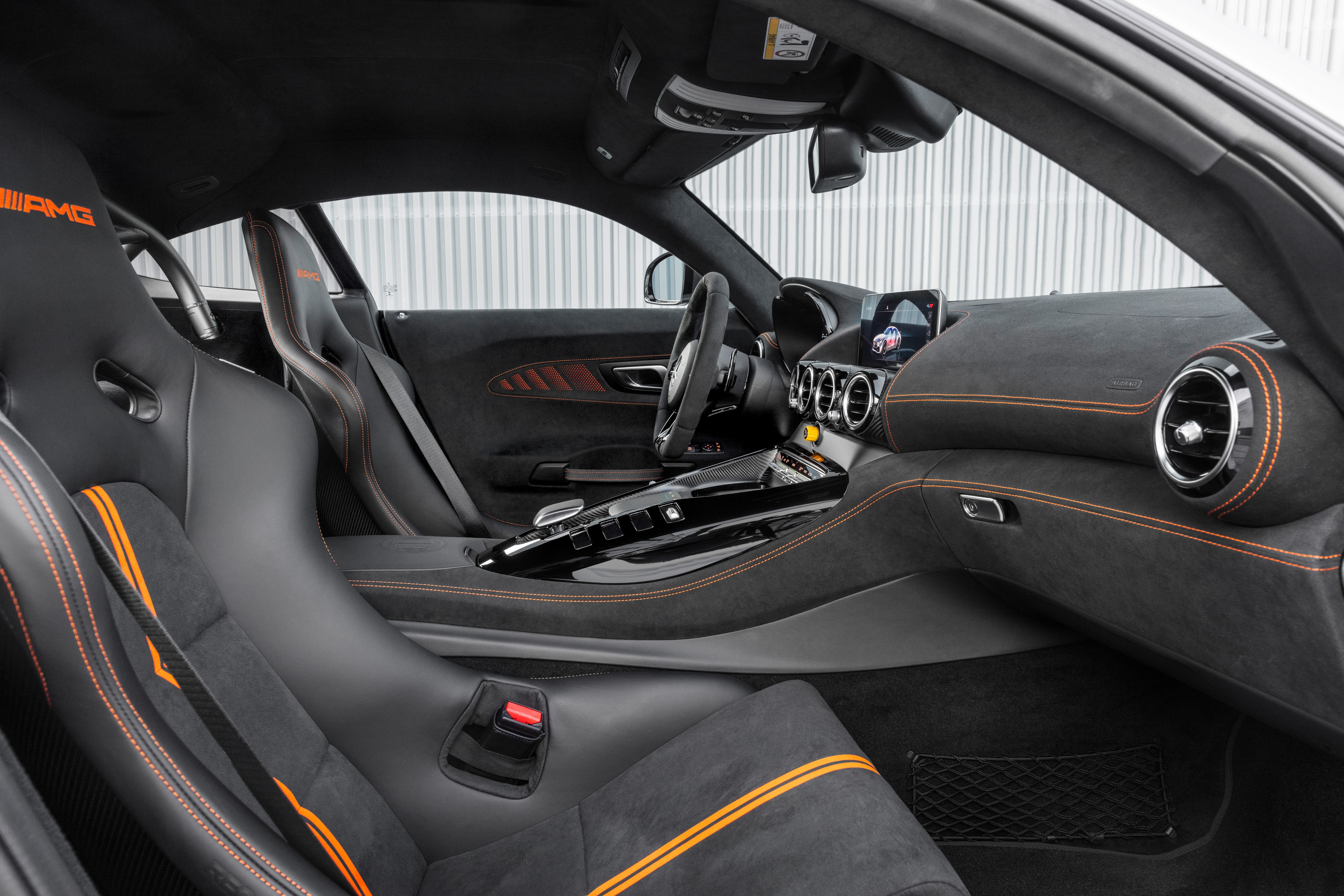 Interior of a 2020 Mercedes-Benz AMG GT Black Series Coupe HD Wallpaper