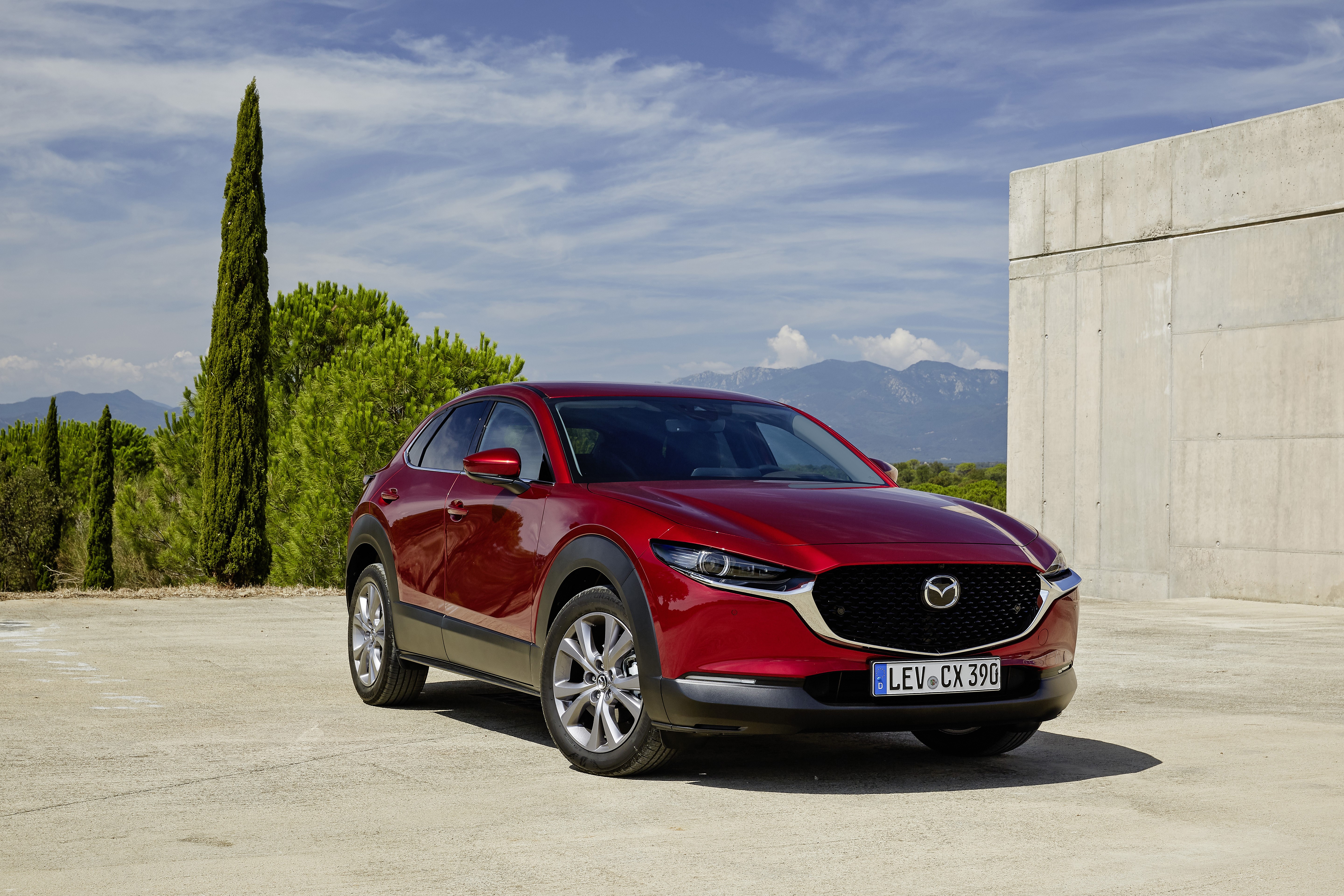 Red Mazda CX-30 Skyactiv-D Worldwide HD Wallpaper