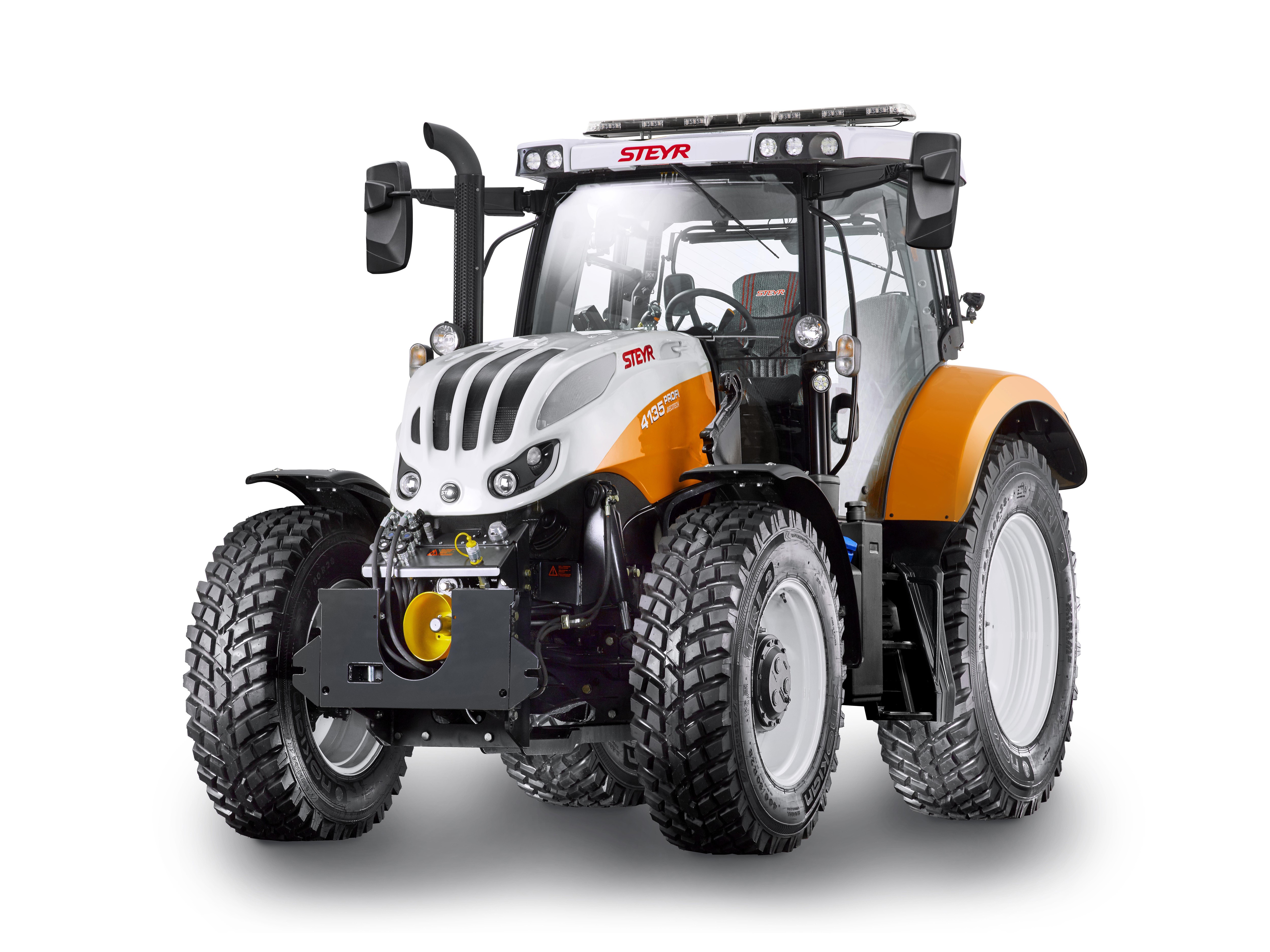 Steyr 4135 Profi Municipal Tractor HD Wallpaper