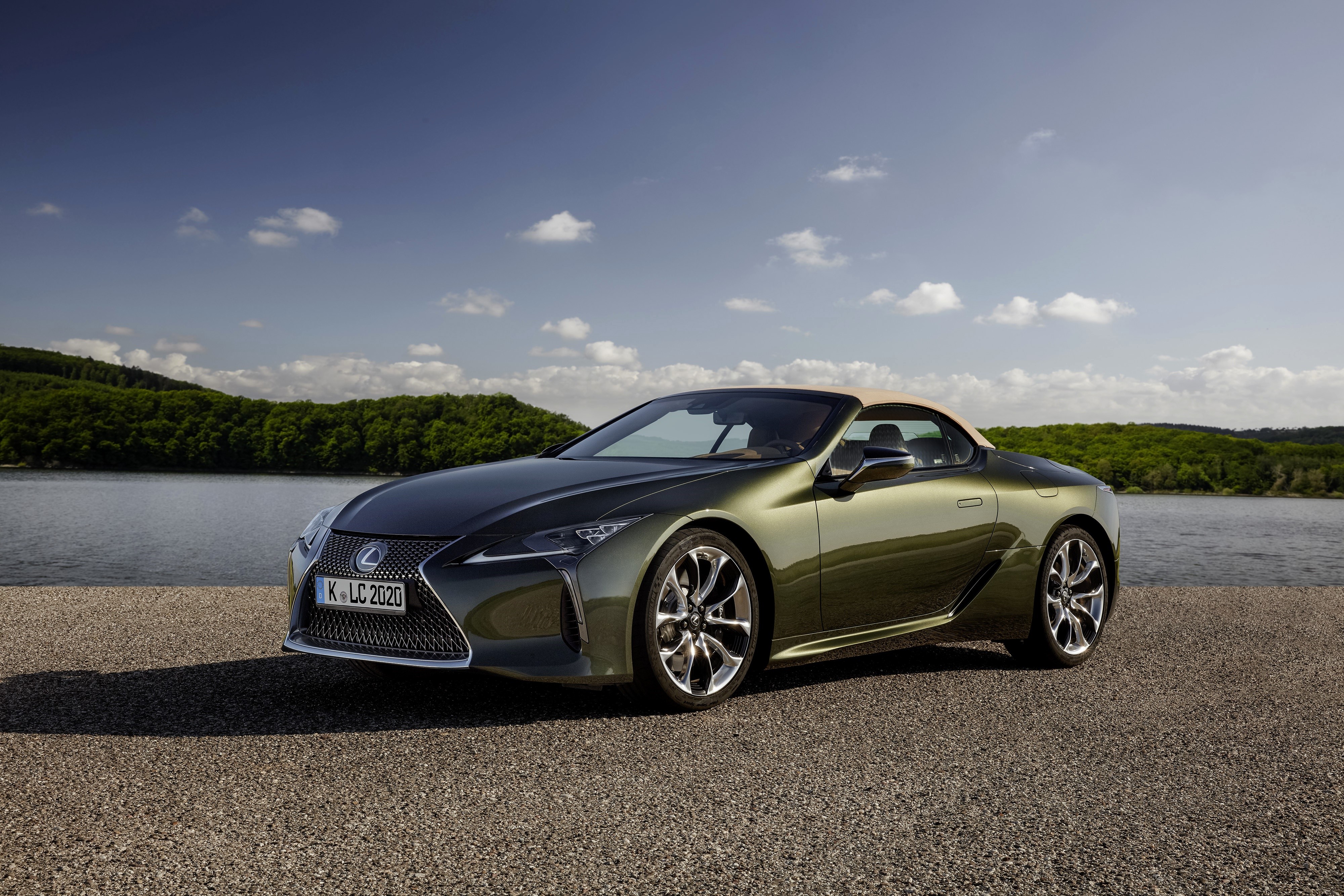 Lexus LC 500 Convertible 2021 Metallic Cabriolet HD Wallpaper