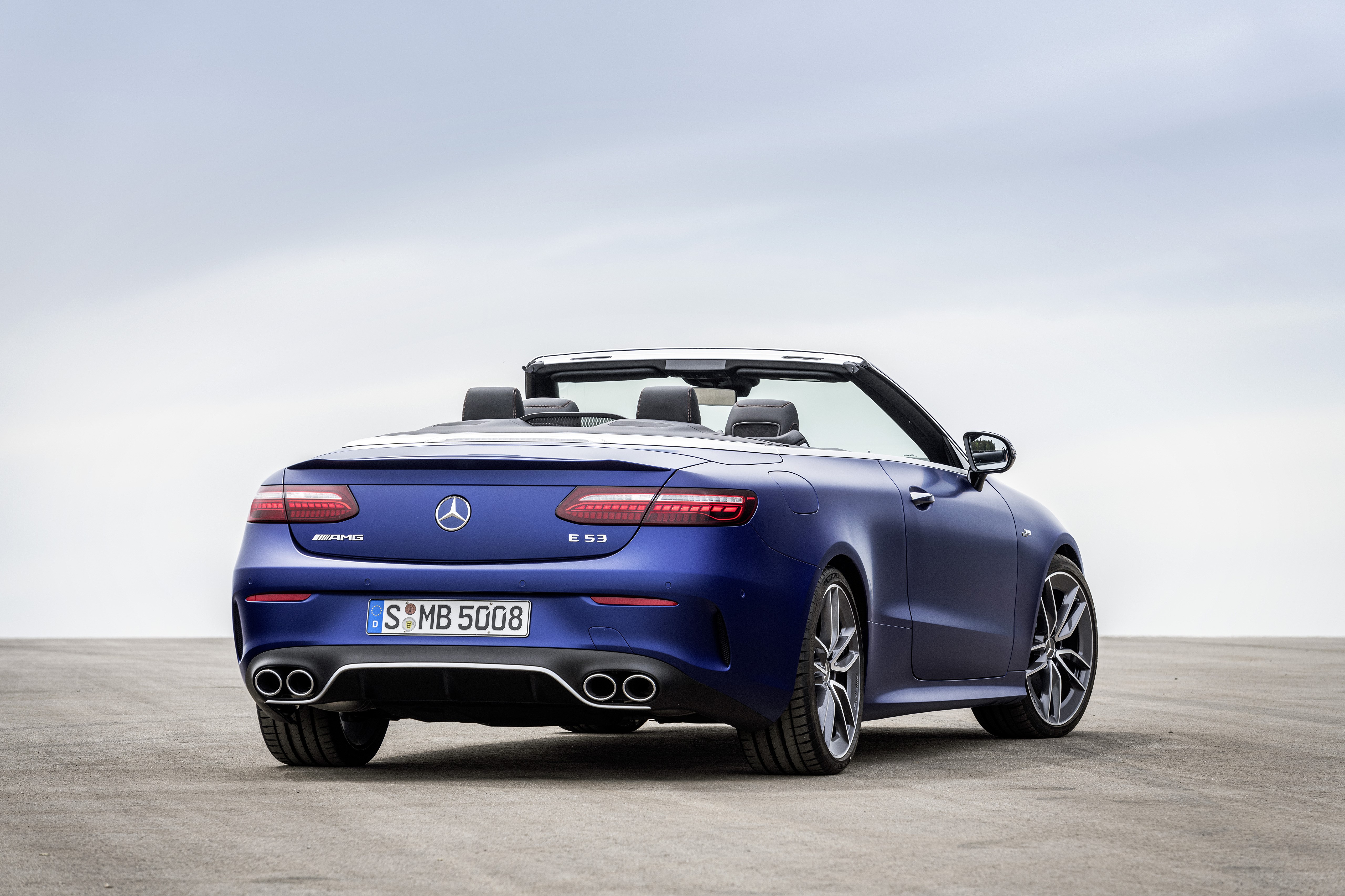 Mercedes-Benz E 53 4MATIC Cabriolet A238 rear view HD Wallpaper