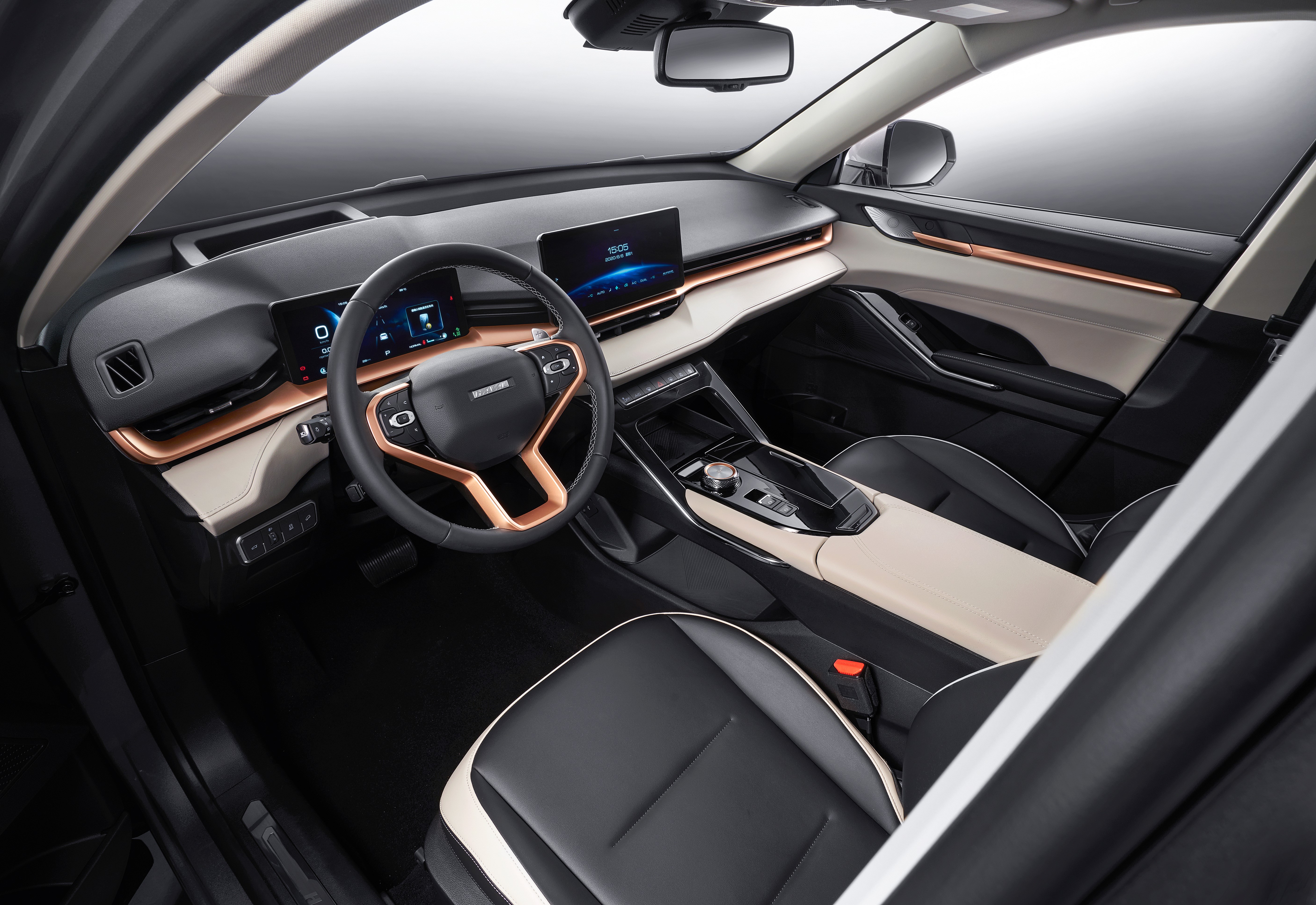 Interior of a Haval H6 Crossover HD Wallpaper