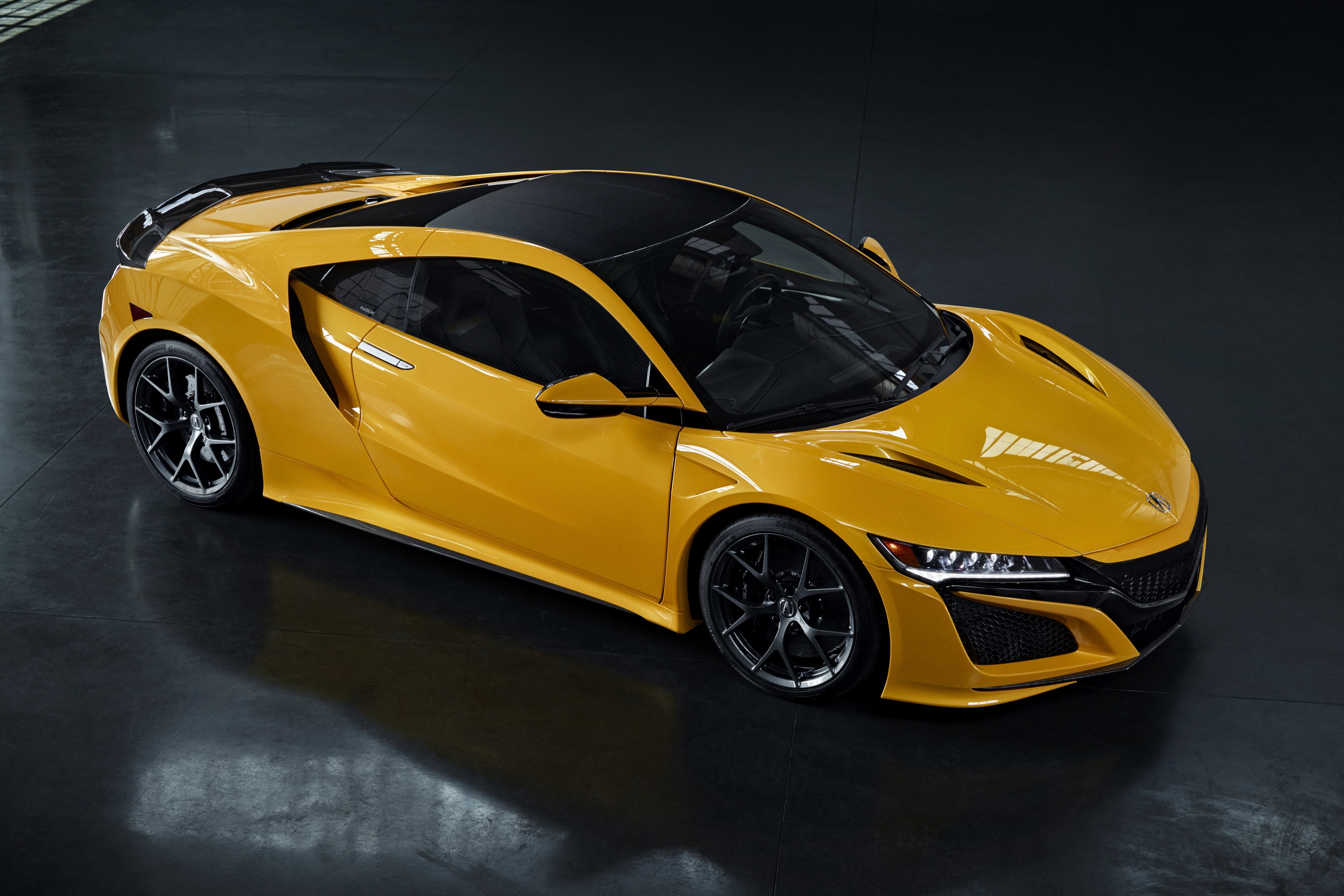 Yellow Acura NSX 2020 HD Wallpaper