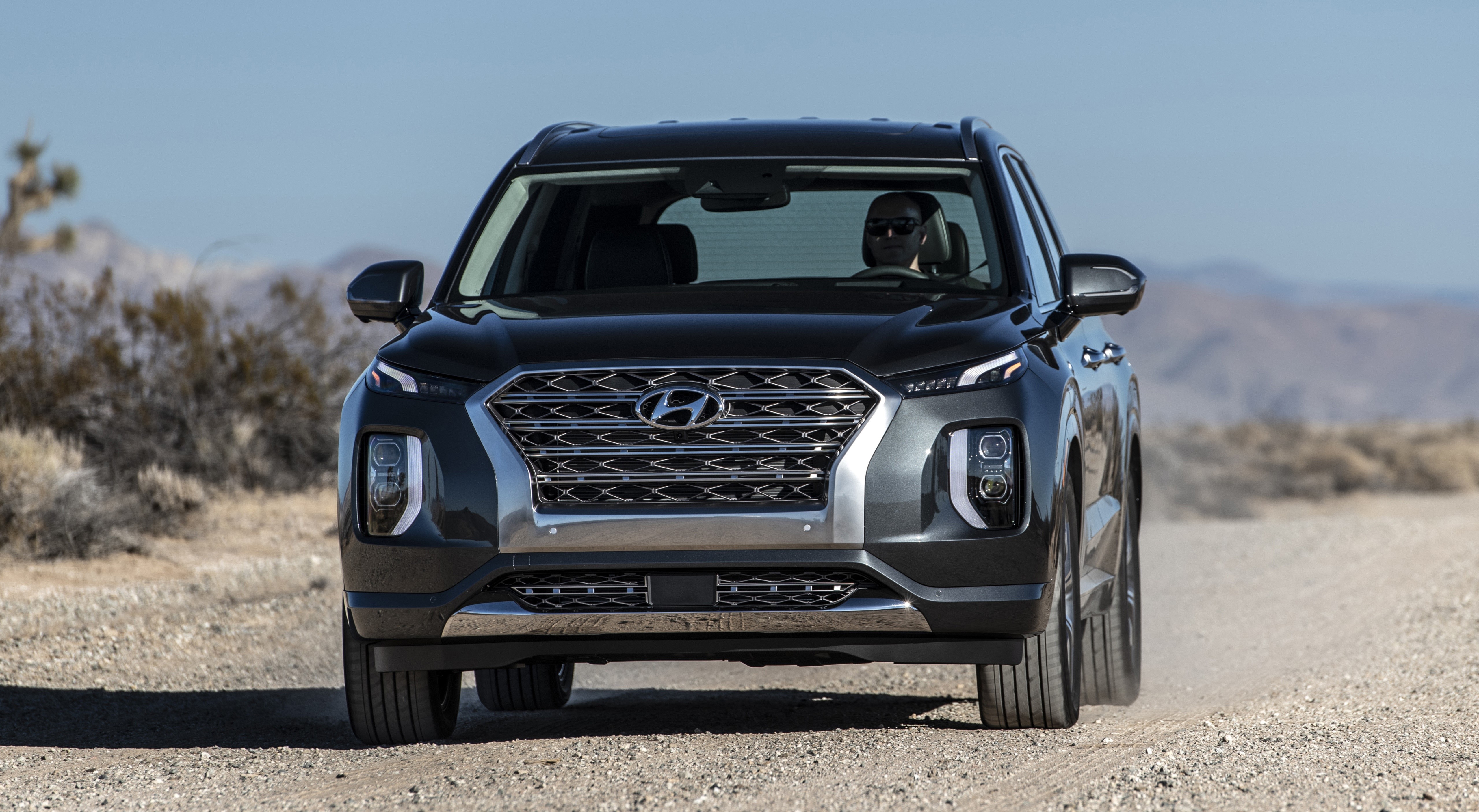 2019 Hyundai Palisade US-spec SUV Metallic Front HD Wallpaper