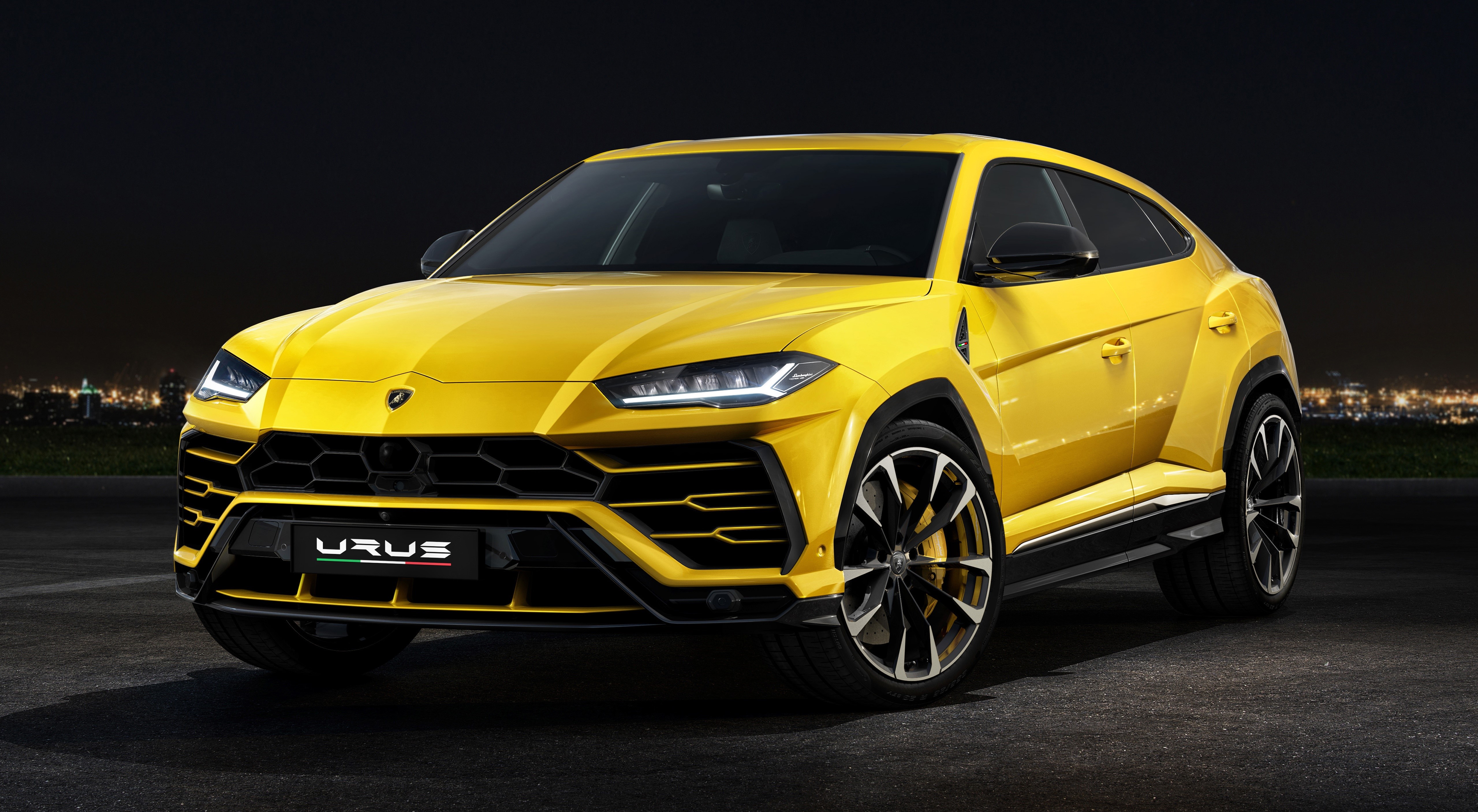 Yellow Lamborghini Urus SSUV HD Wallpaper