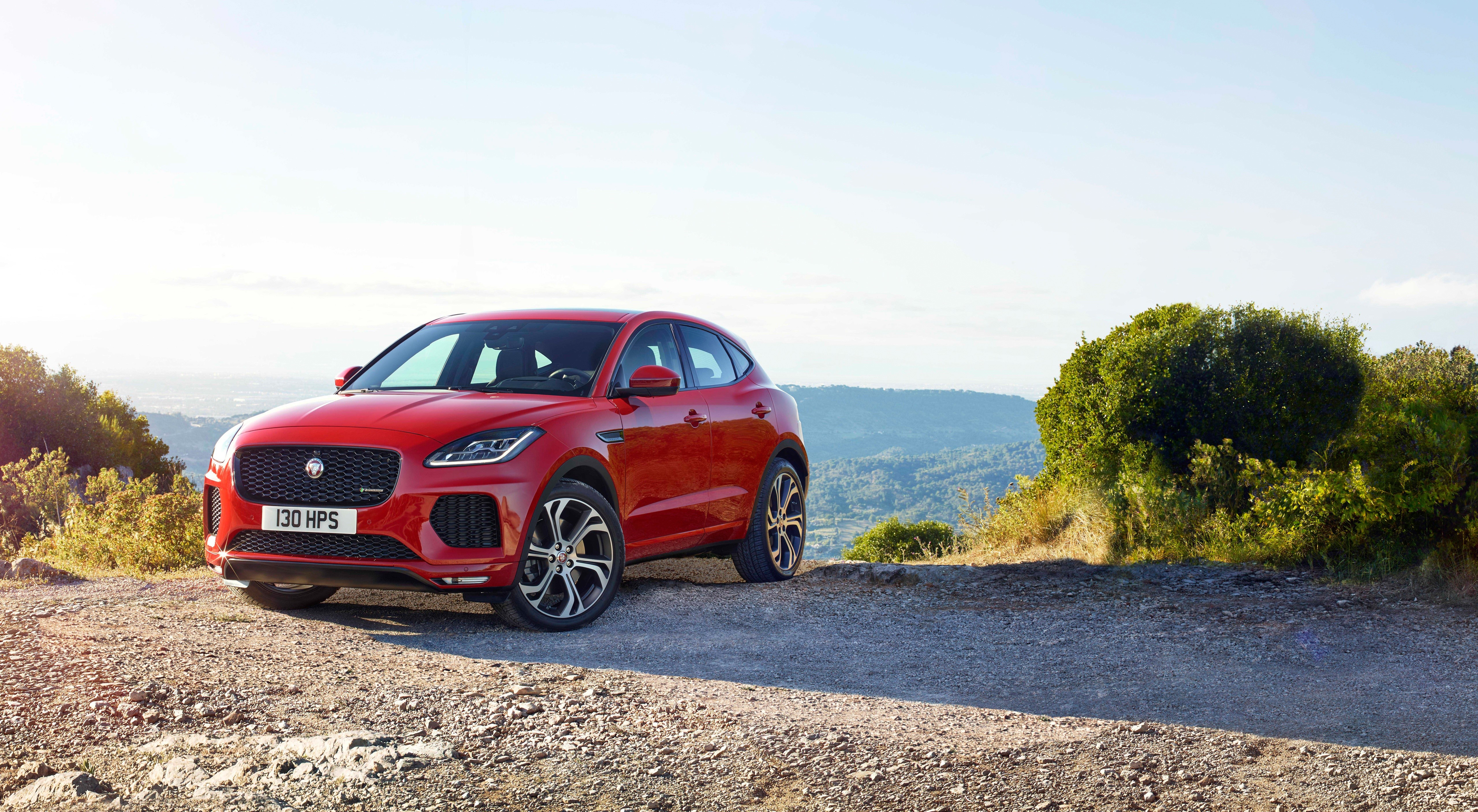 Red Jaguar E-Pace R-Dynamic First Edition SUV HD Wallpaper