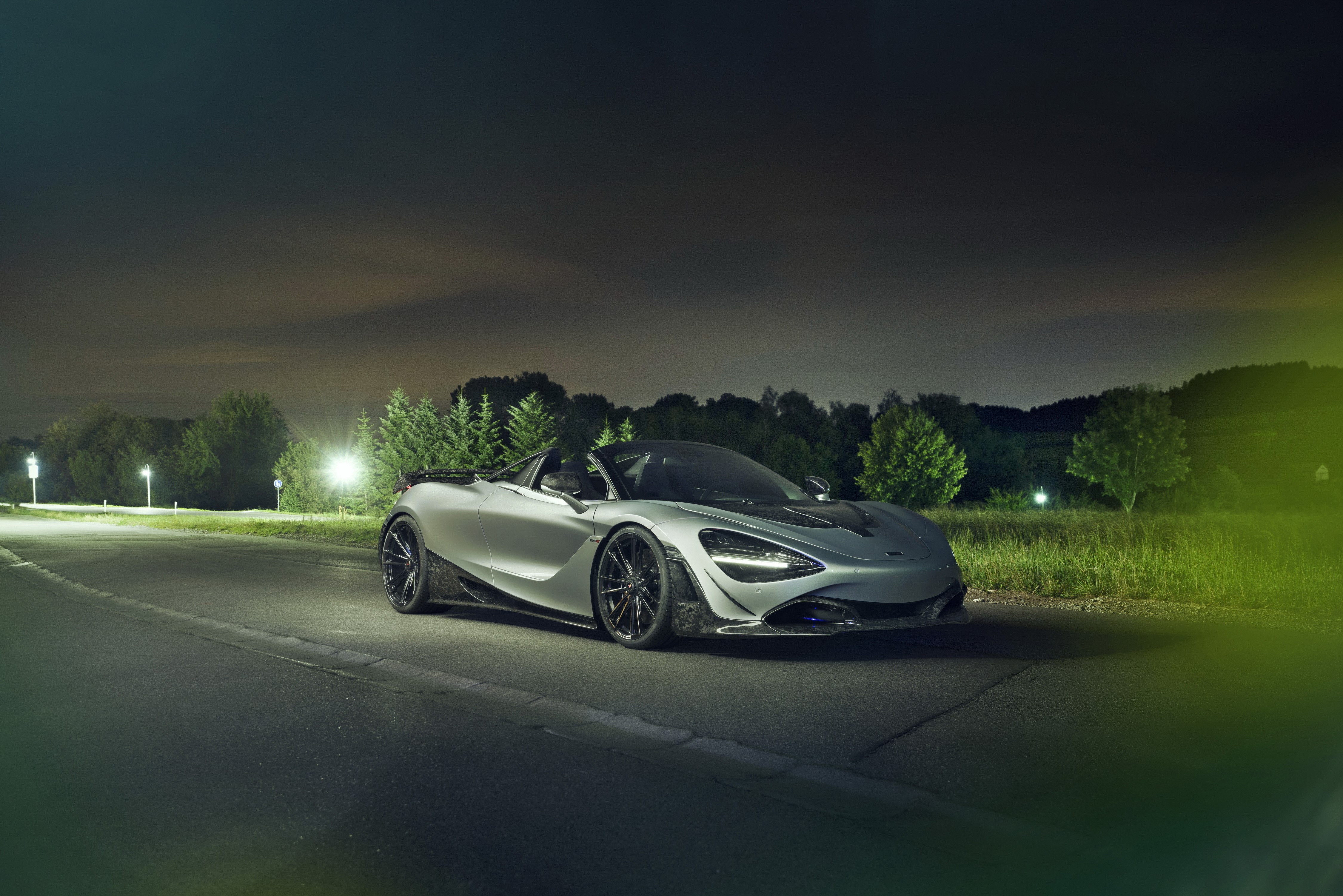 4K Grey 2019-20 Novitec McLaren 720S Spider Cabriolet HD Wallpaper