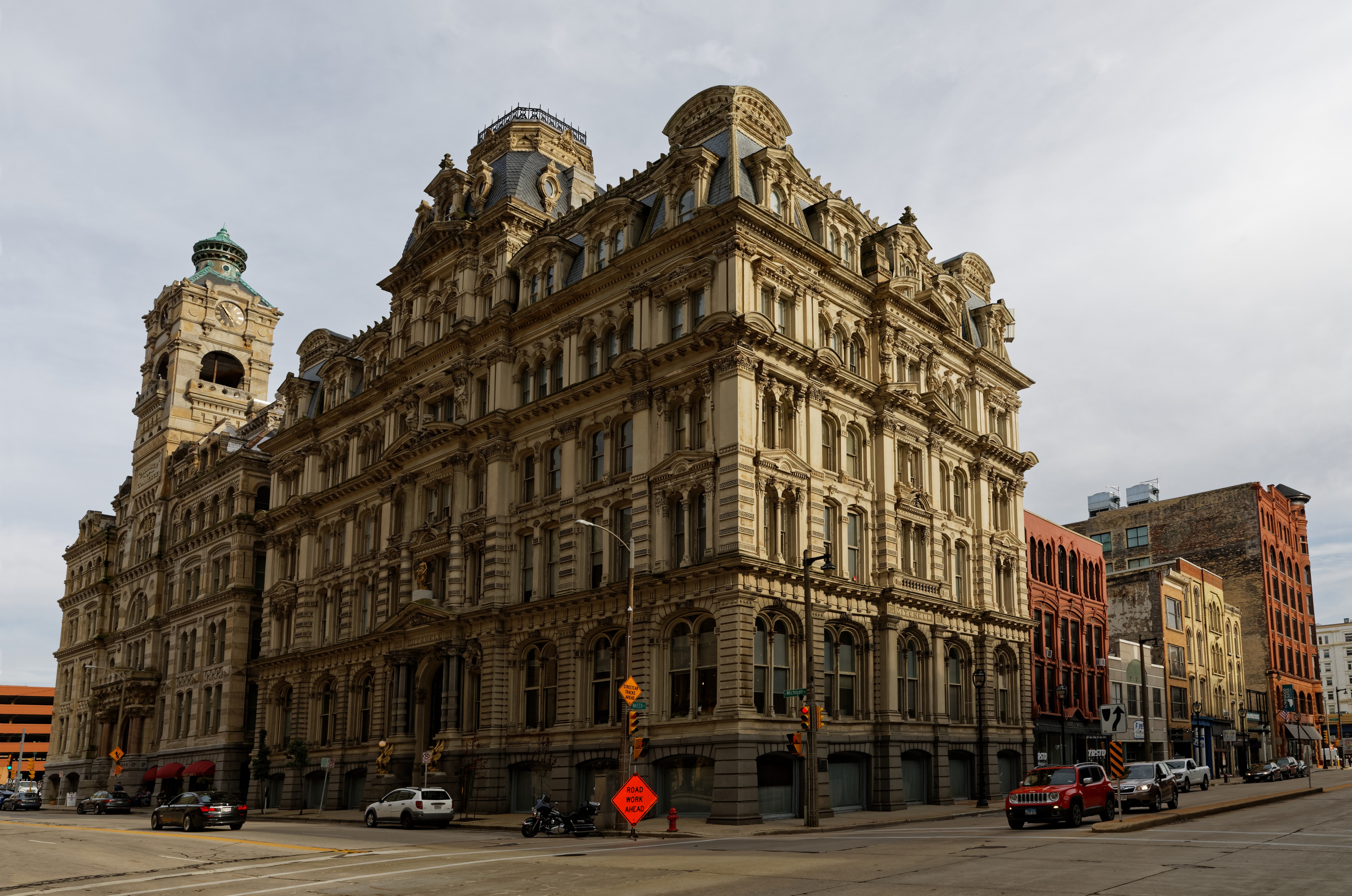 Mitchell Building in Milwaukee, USA HD Wallpaper