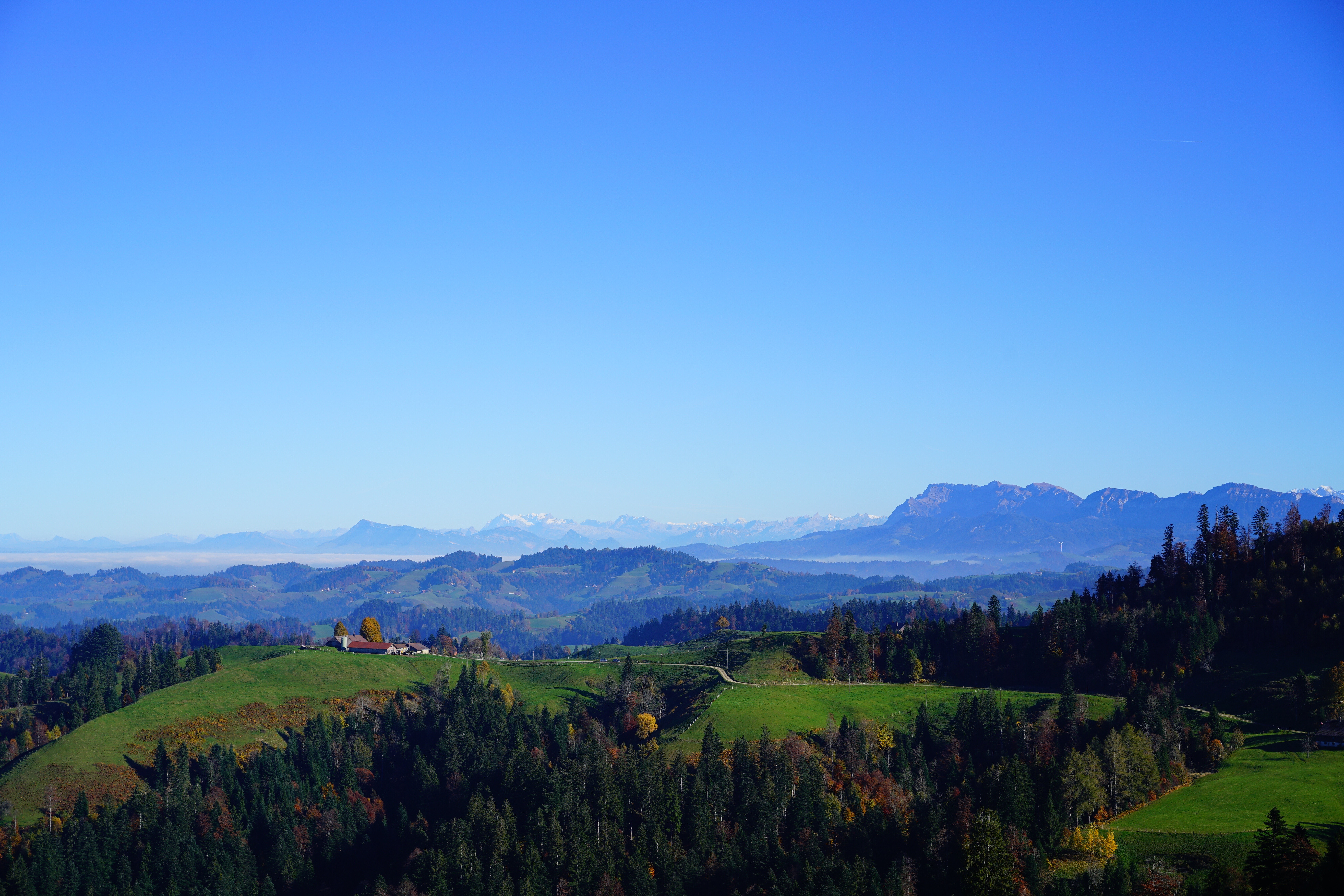 Pilatus Mountains, Canton Lucerne, Switzerland HD Wallpaper