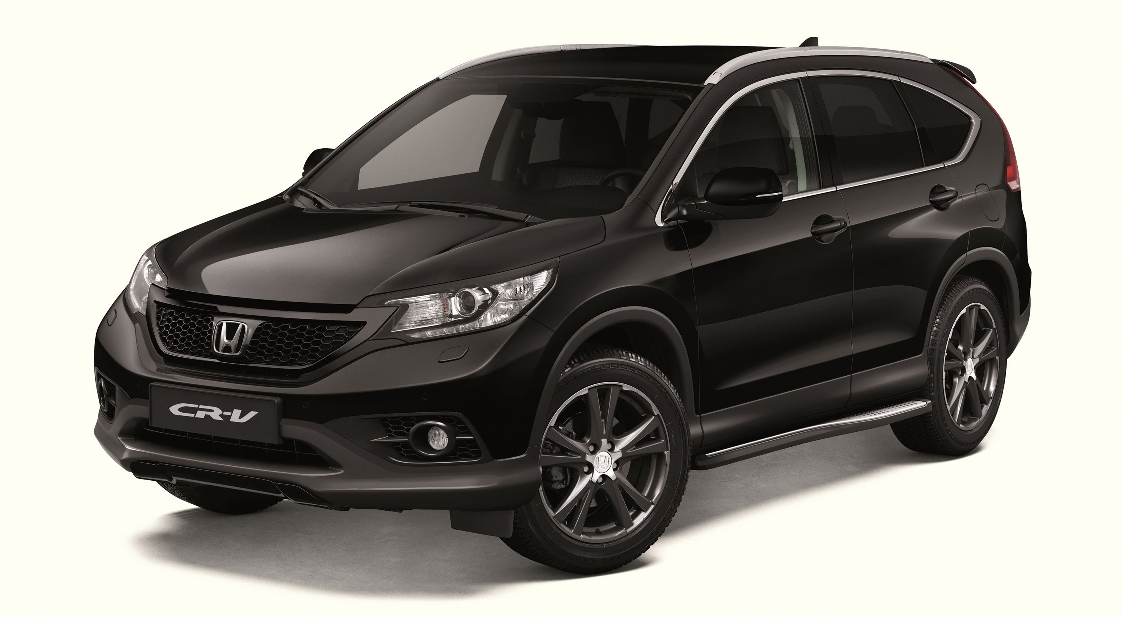 Black 2013 Honda CR-V HD Wallpaper