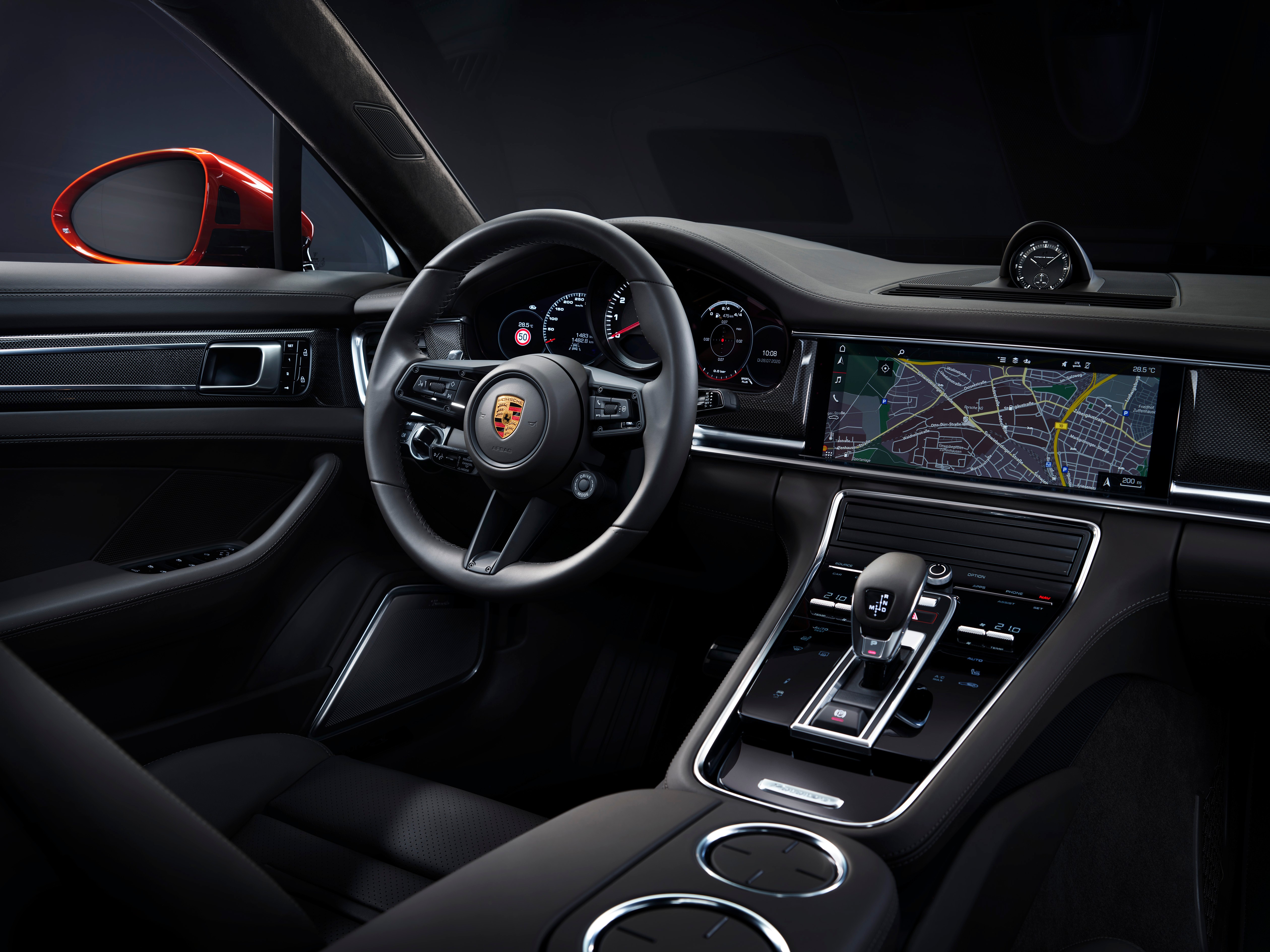 Porsche Panamera Turbo S (971) interior 2020 HD Wallpaper