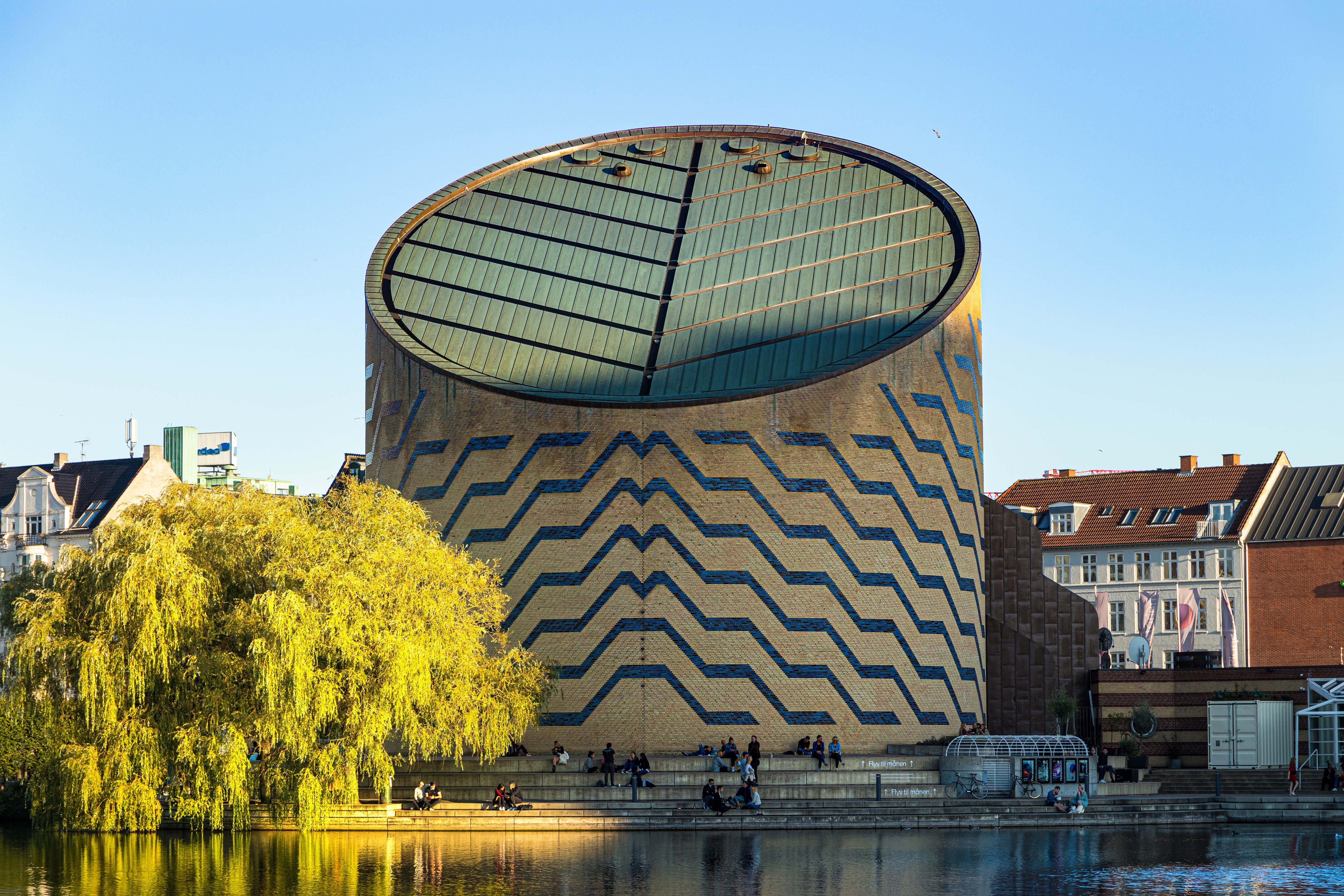 The Blue Planet Aquarium in Copenhagen, Denmark HD Wallpaper