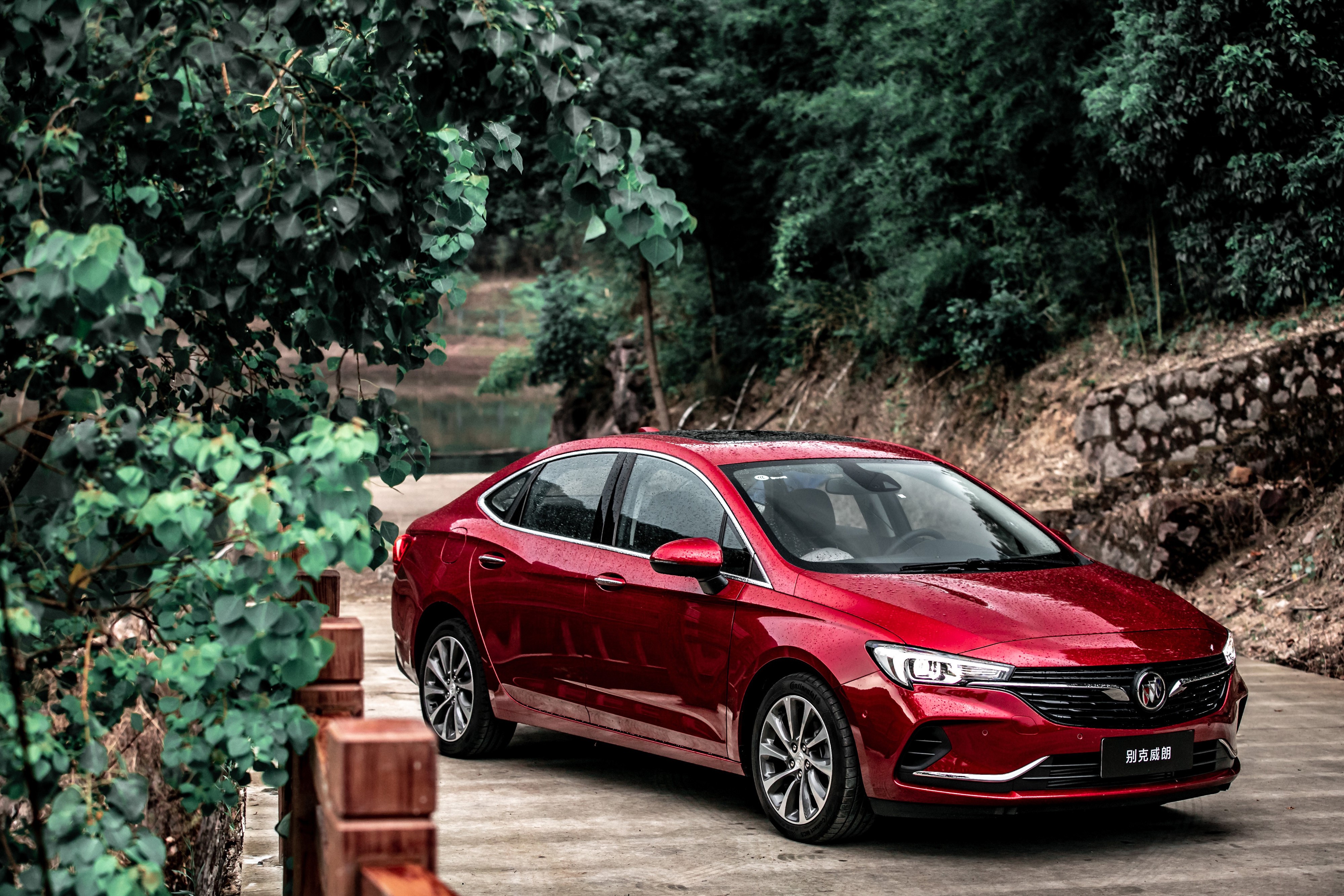 4K Red 2019-20 Buick Verano Sedan HD Wallpaper