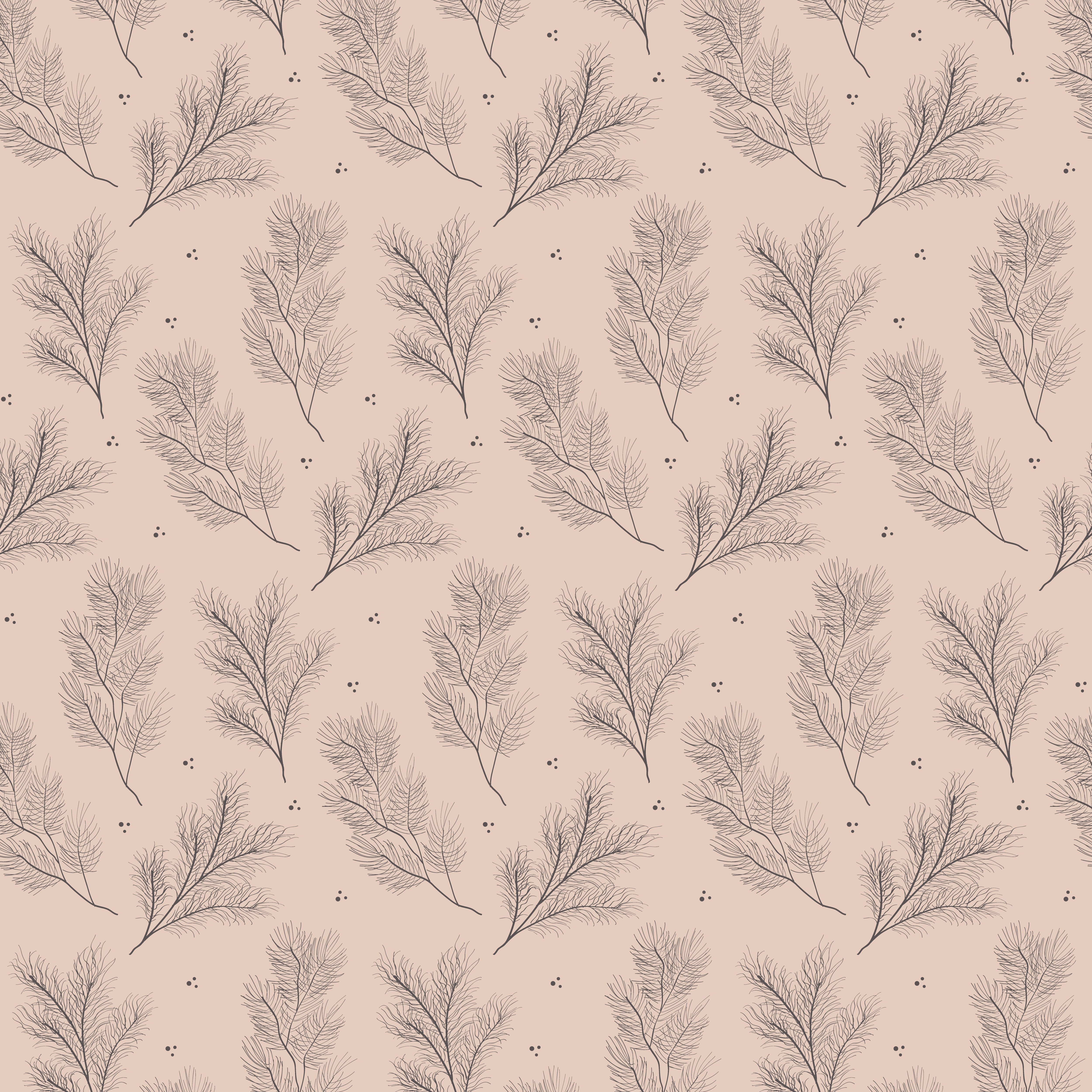 Branches and dots pattern HD Wallpaper