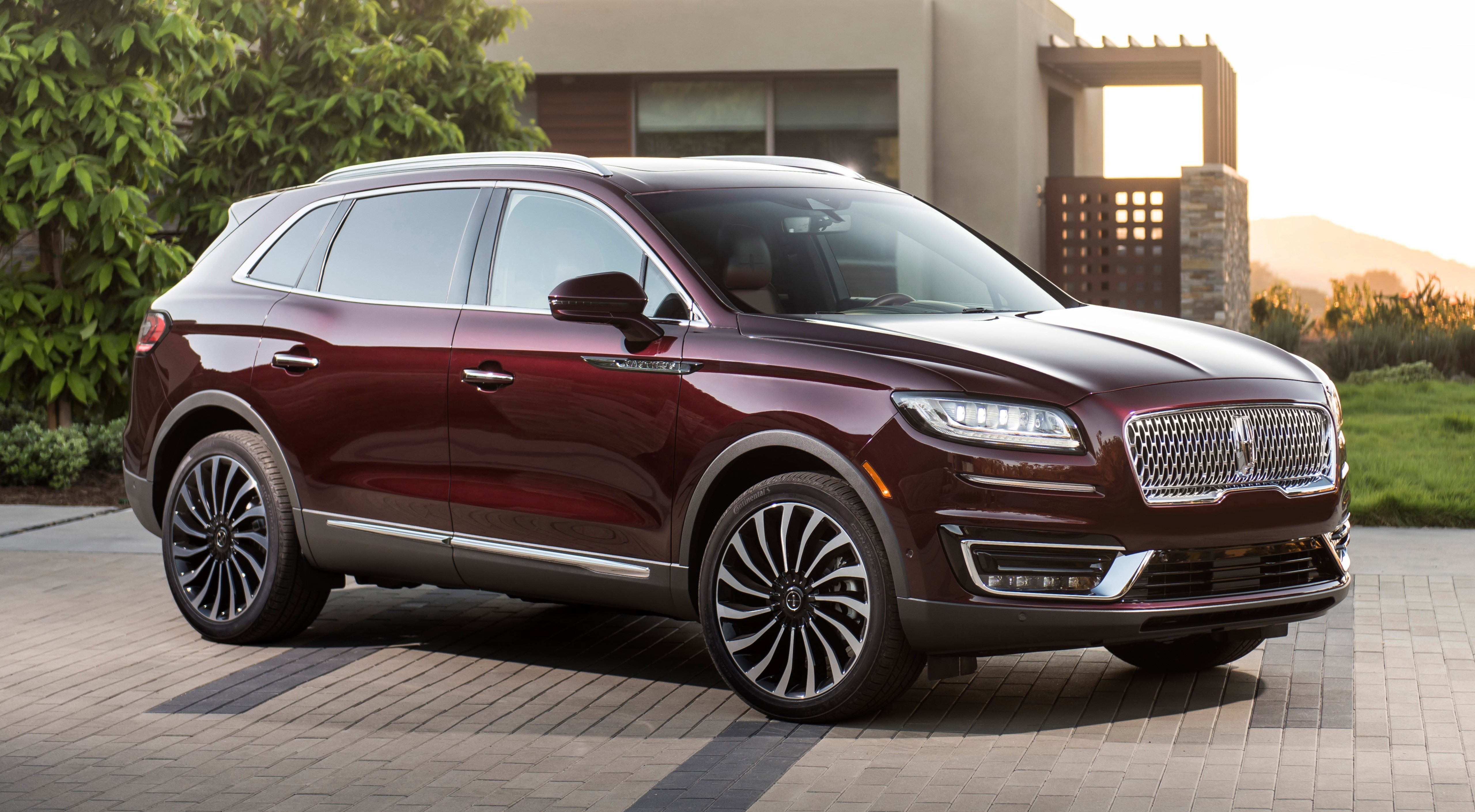 2018 Lincoln Nautilus Black Label Wine Color HD Wallpaper