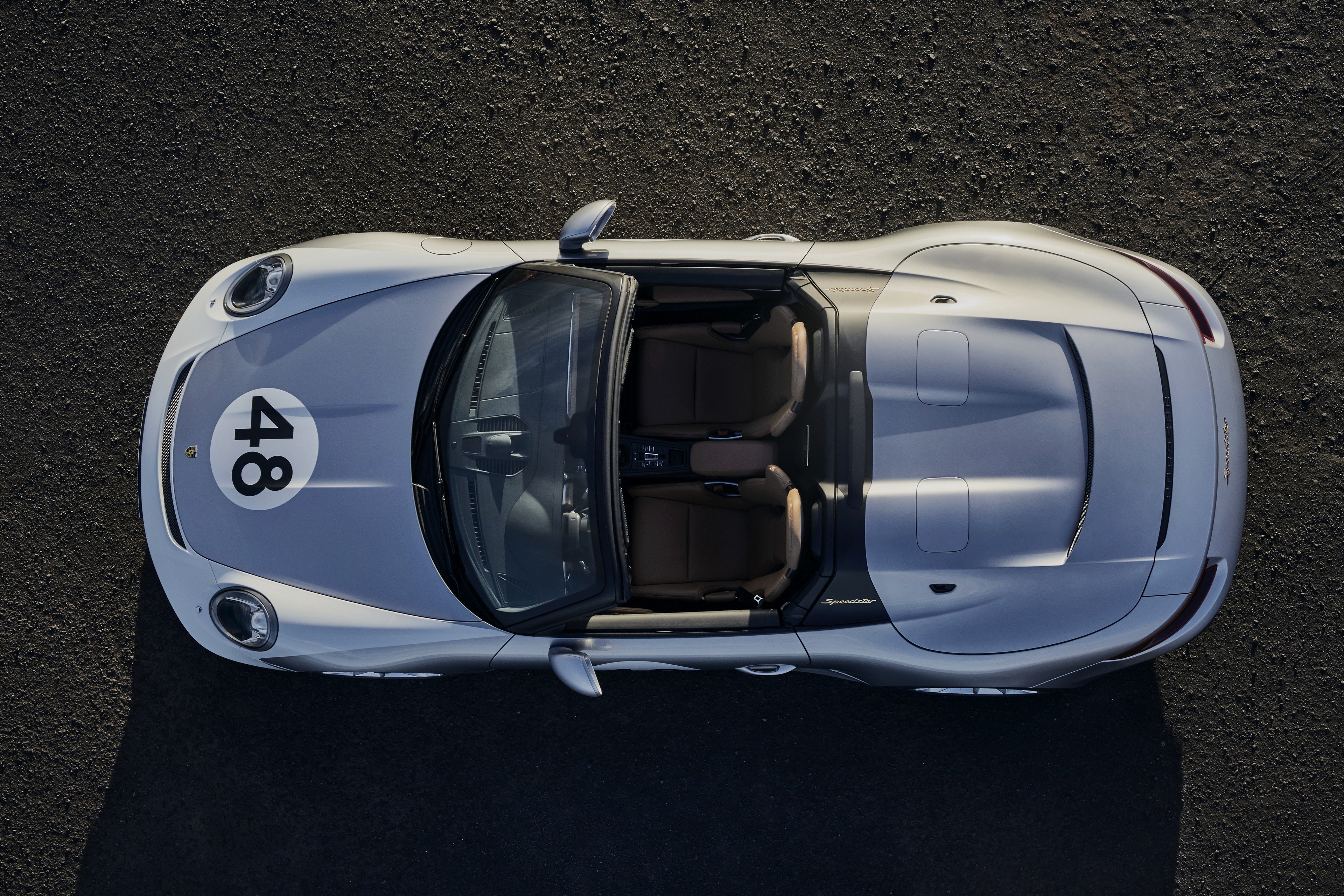 Porsche 991 Speedster 2019 from above HD Wallpaper