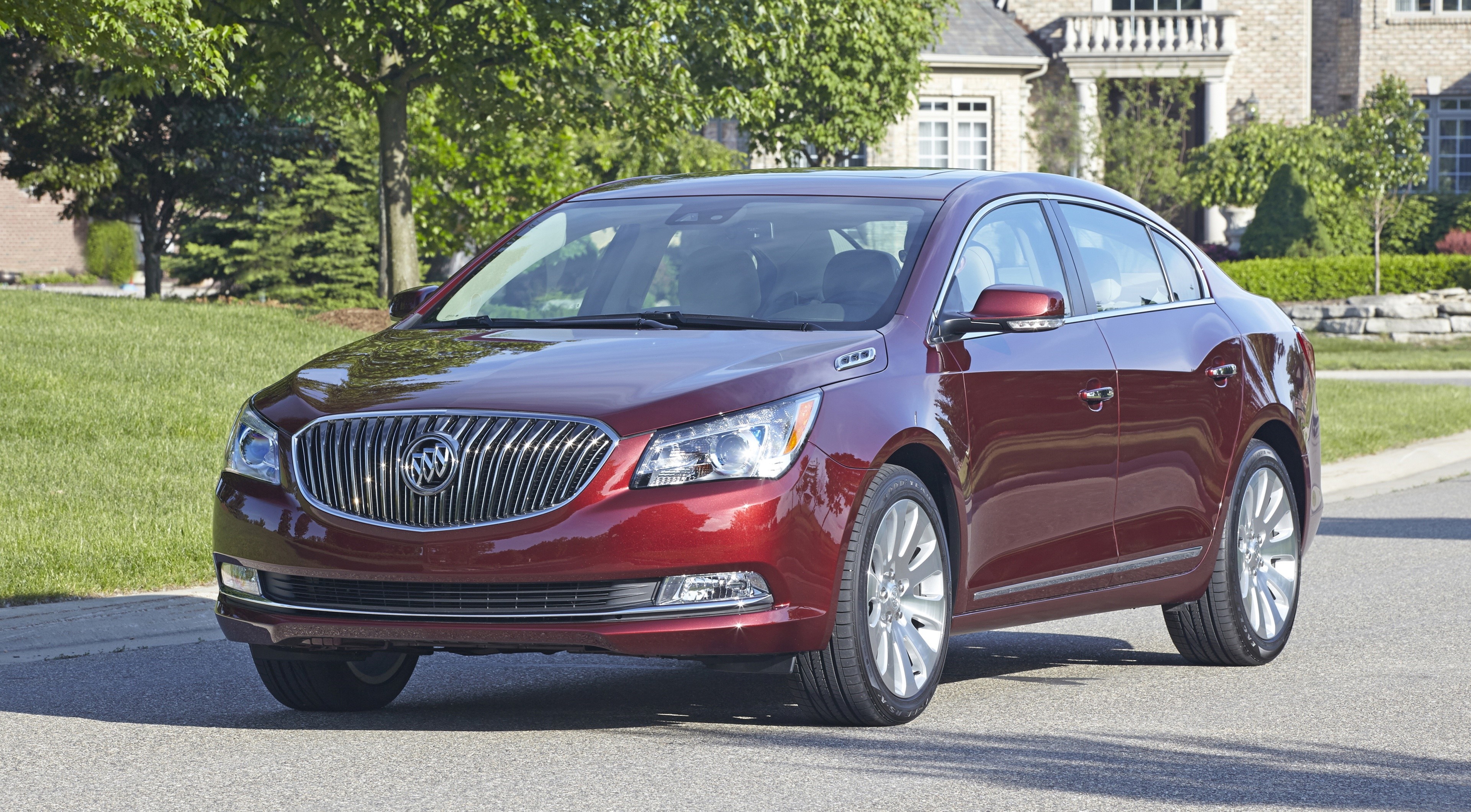 2014 Buick LaCrosse 1SL AWD Red Sedan HD Wallpaper
