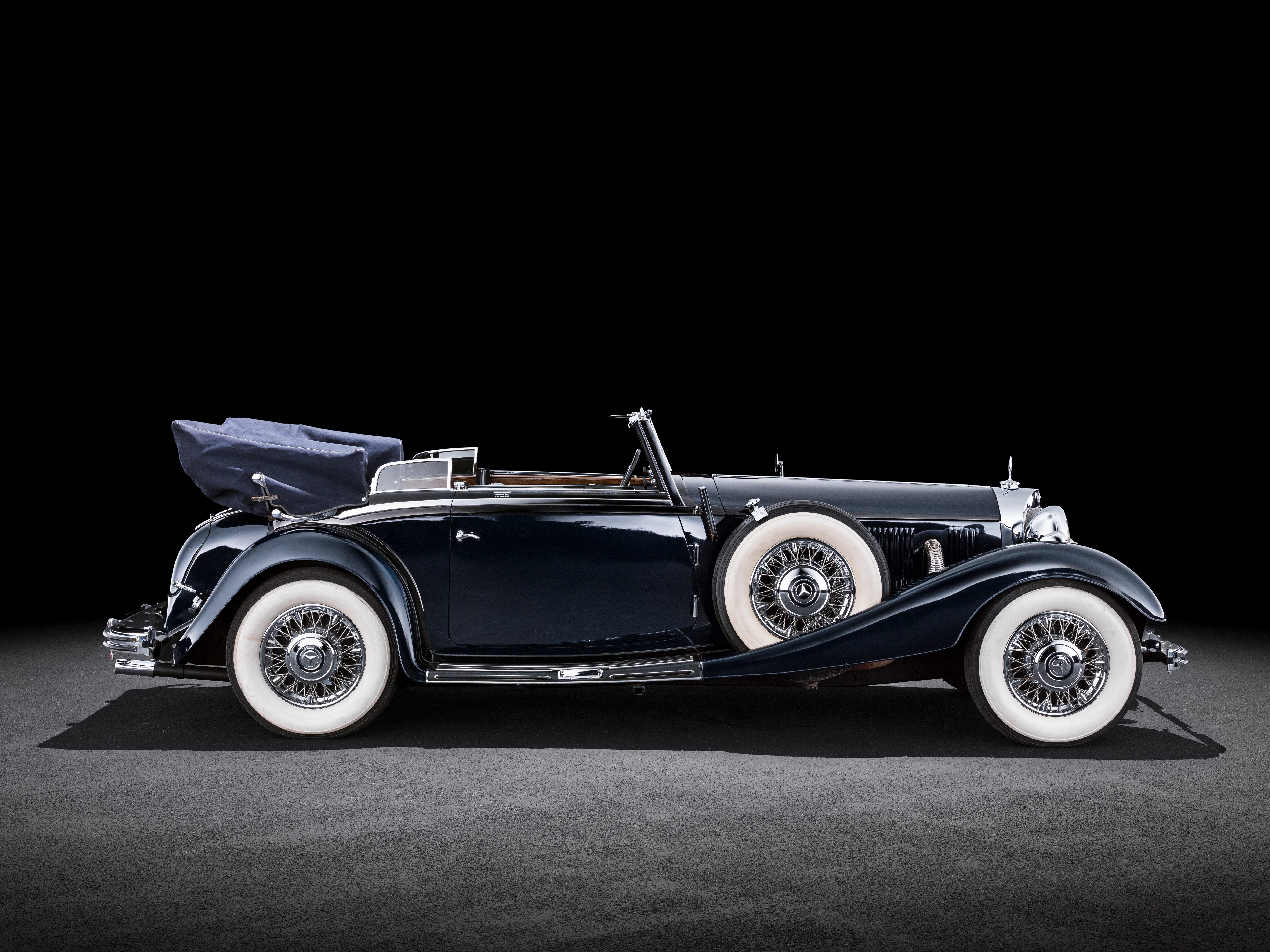 Mercedes-Benz Retro Cabriolet HD Wallpaper