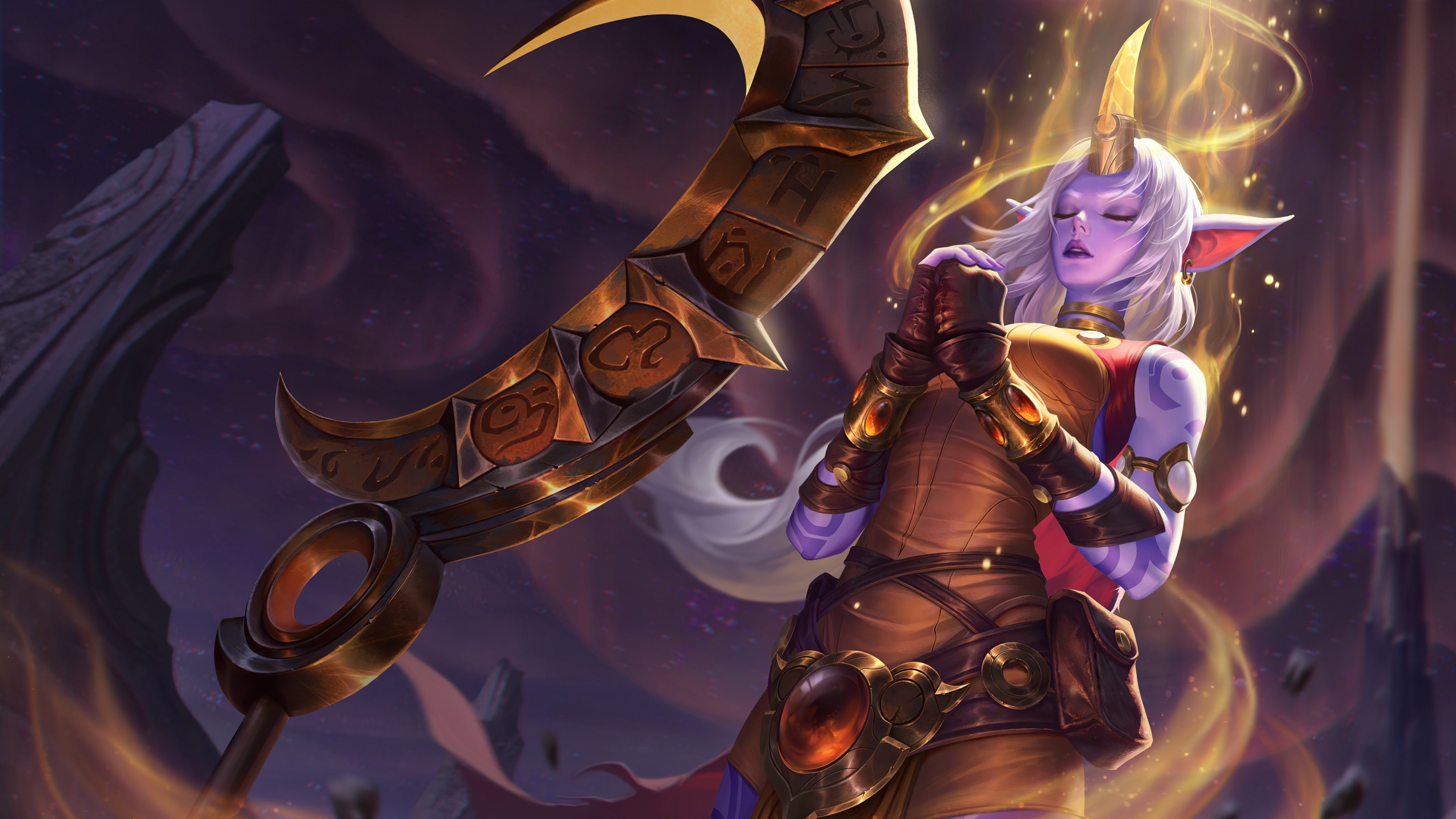 Soraka from League of Legends HD Wallpaper