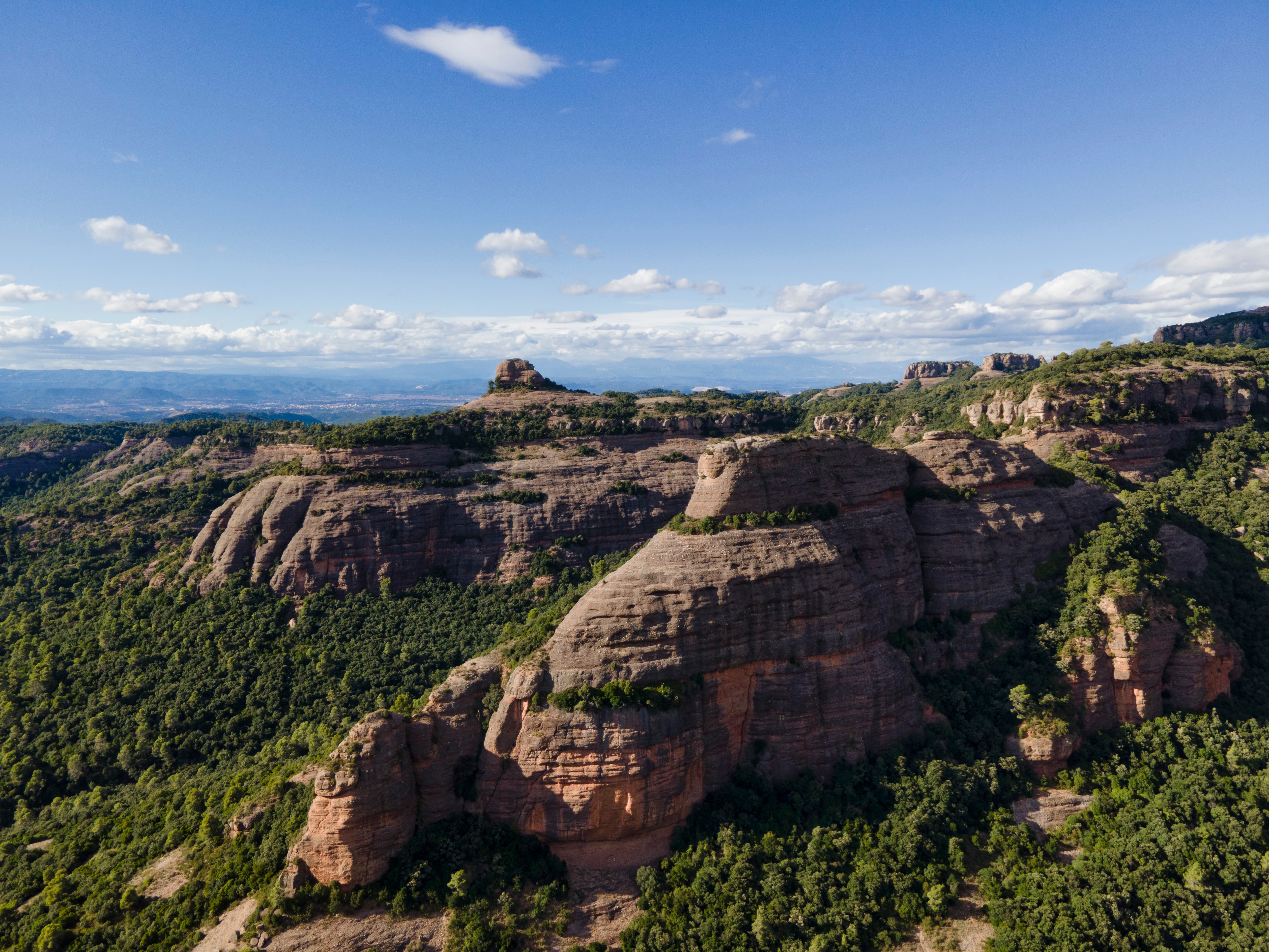Mountains and forests in Catalonia, Spain HD Wallpaper