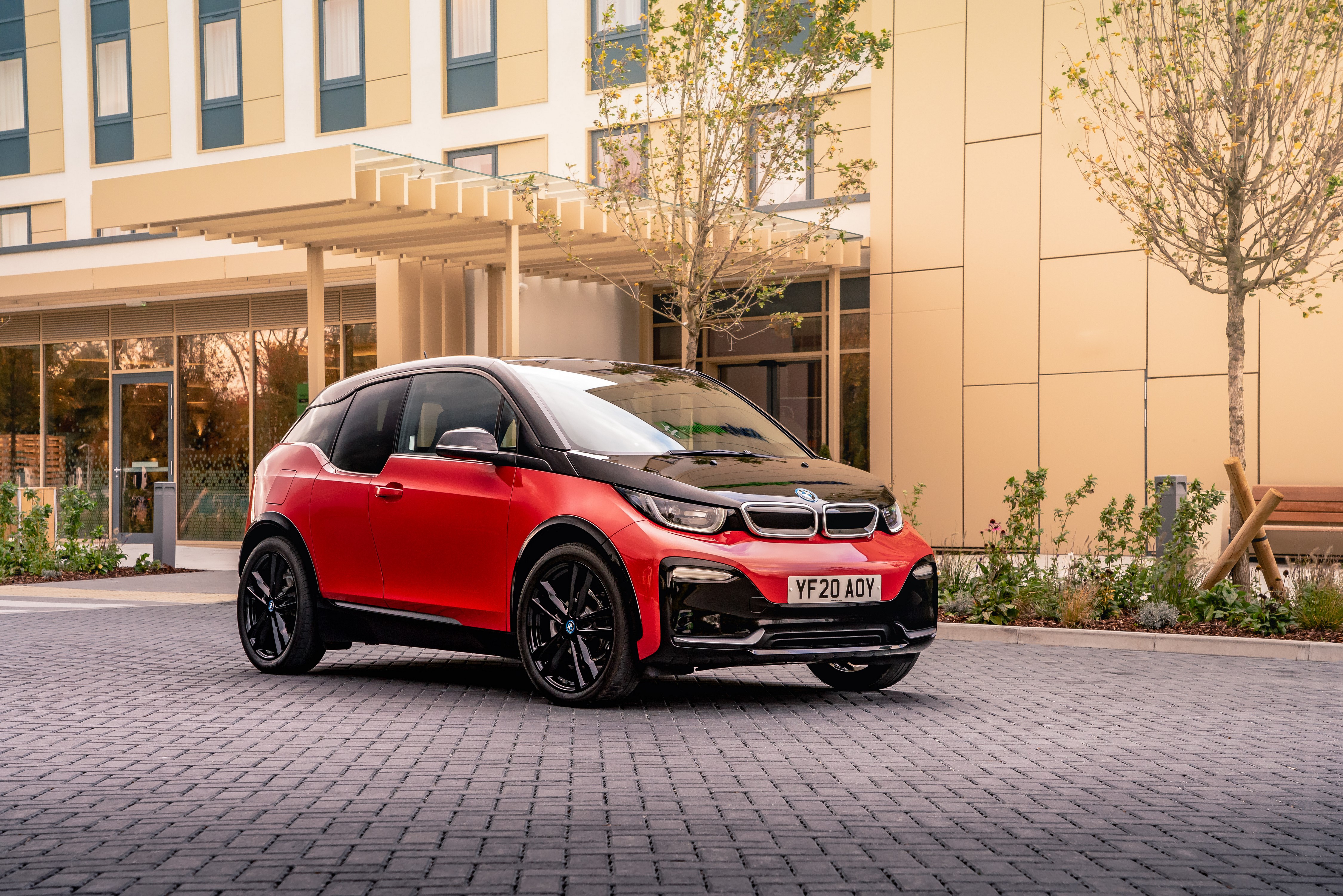 4K Red BMW i3 HD Wallpaper