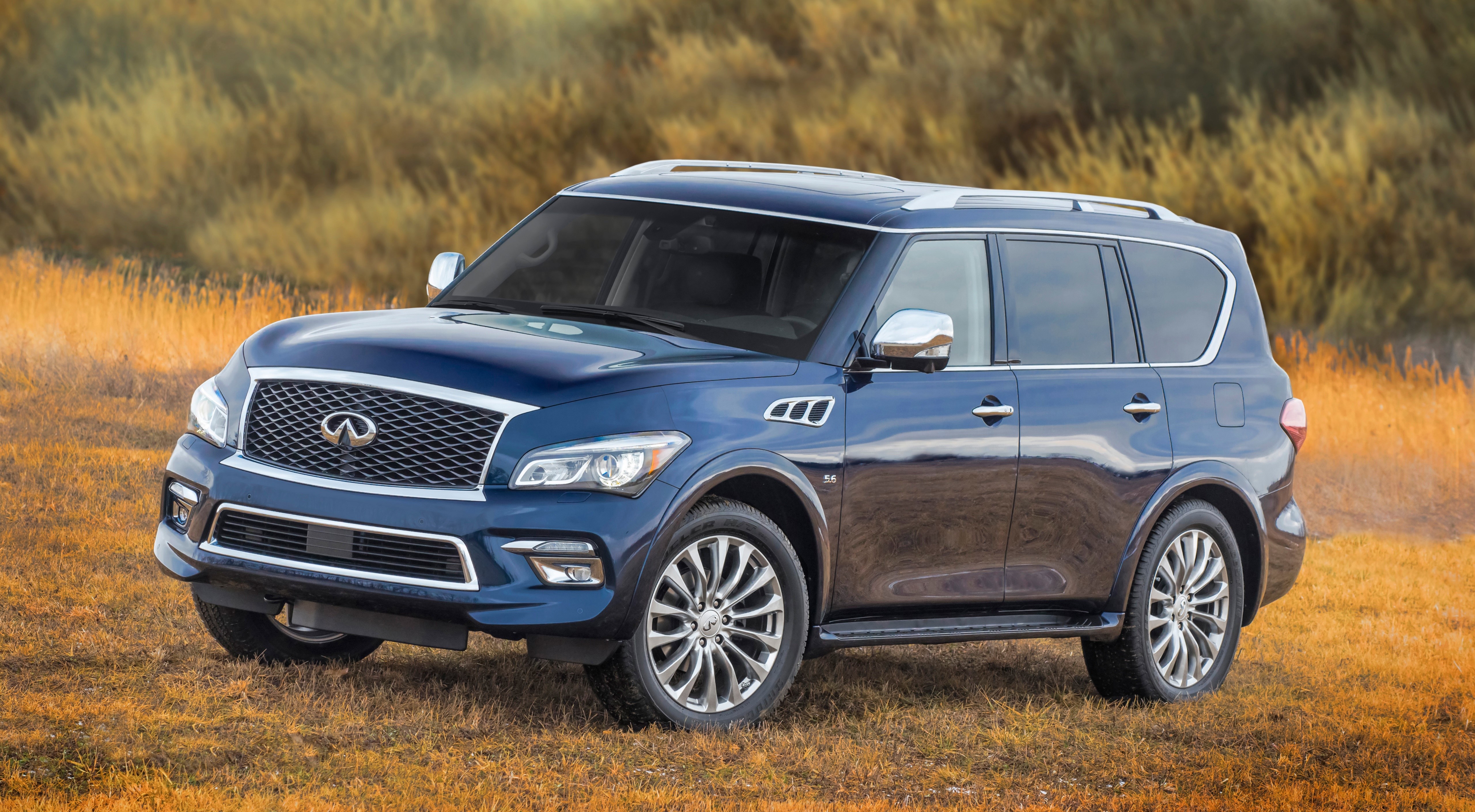 2015 Infiniti QX80 SUV HD Wallpaper