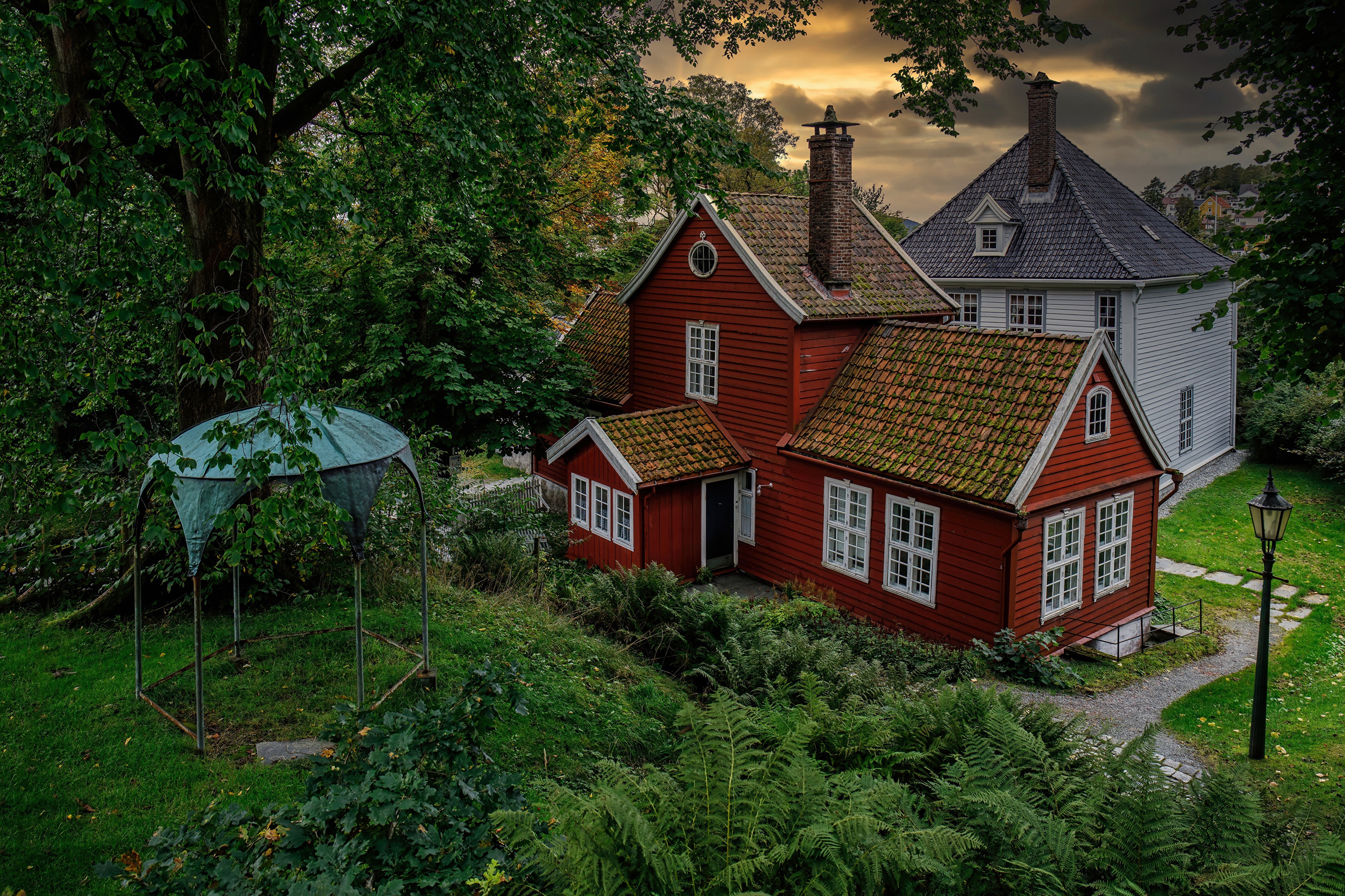 Old Bergen Museum Houses, Norway HD Wallpaper