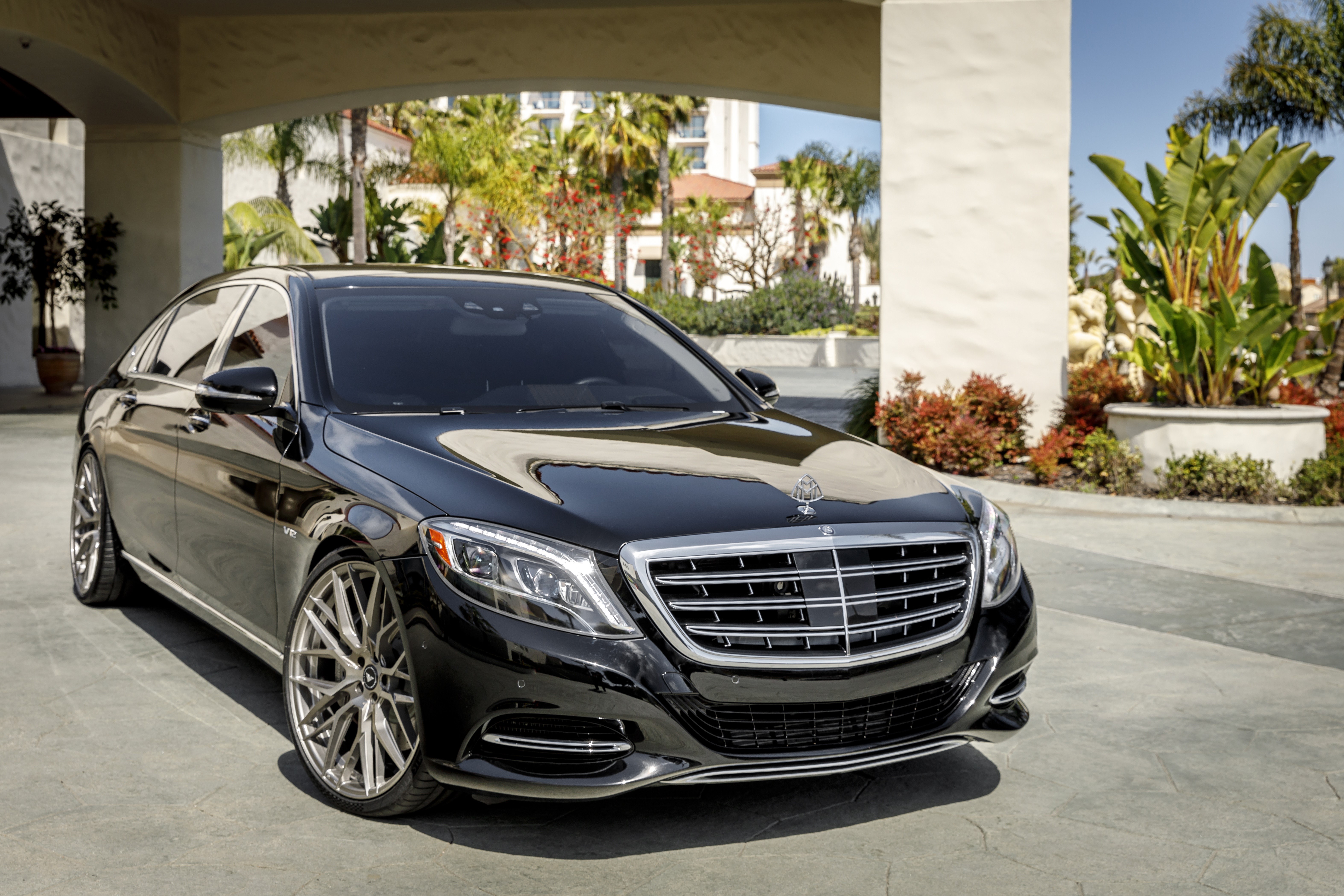Black Mercedes-Benz S-Class Sedan HD Wallpaper