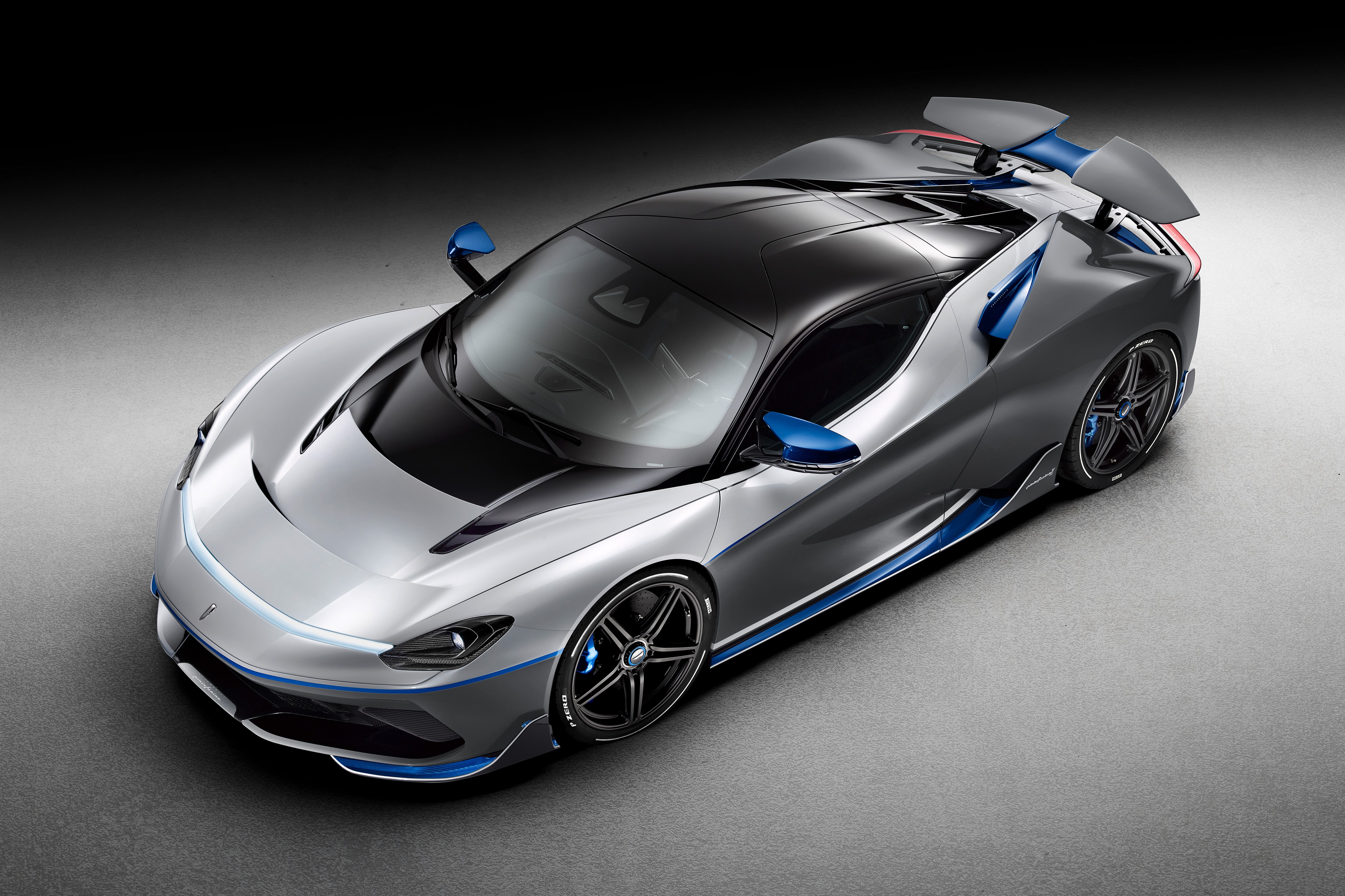4K Pininfarina Battista Anniversario from above HD Wallpaper