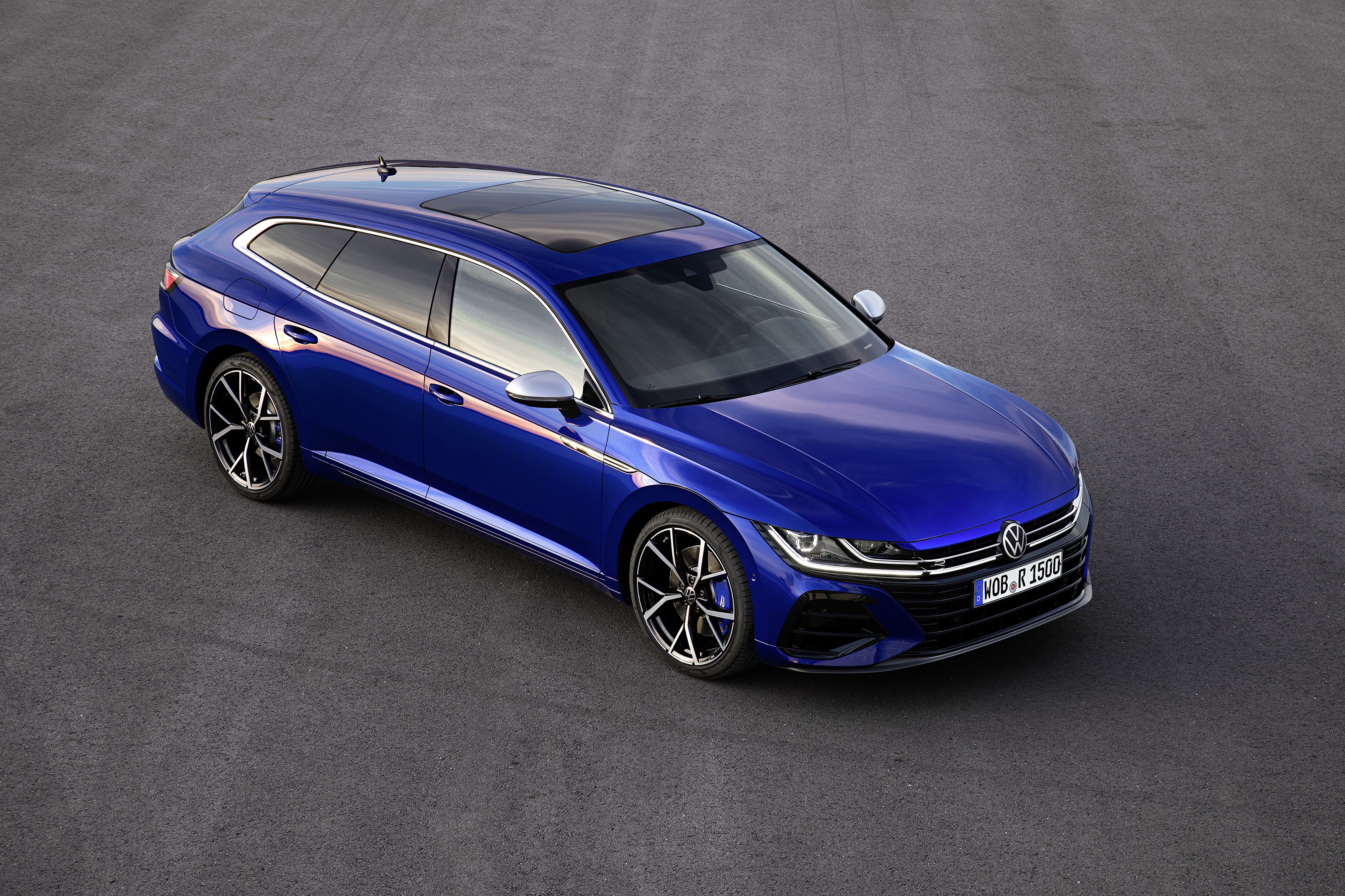 2020 Volkswagen Arteon Shooting Brake R Metallic Blue HD Wallpaper