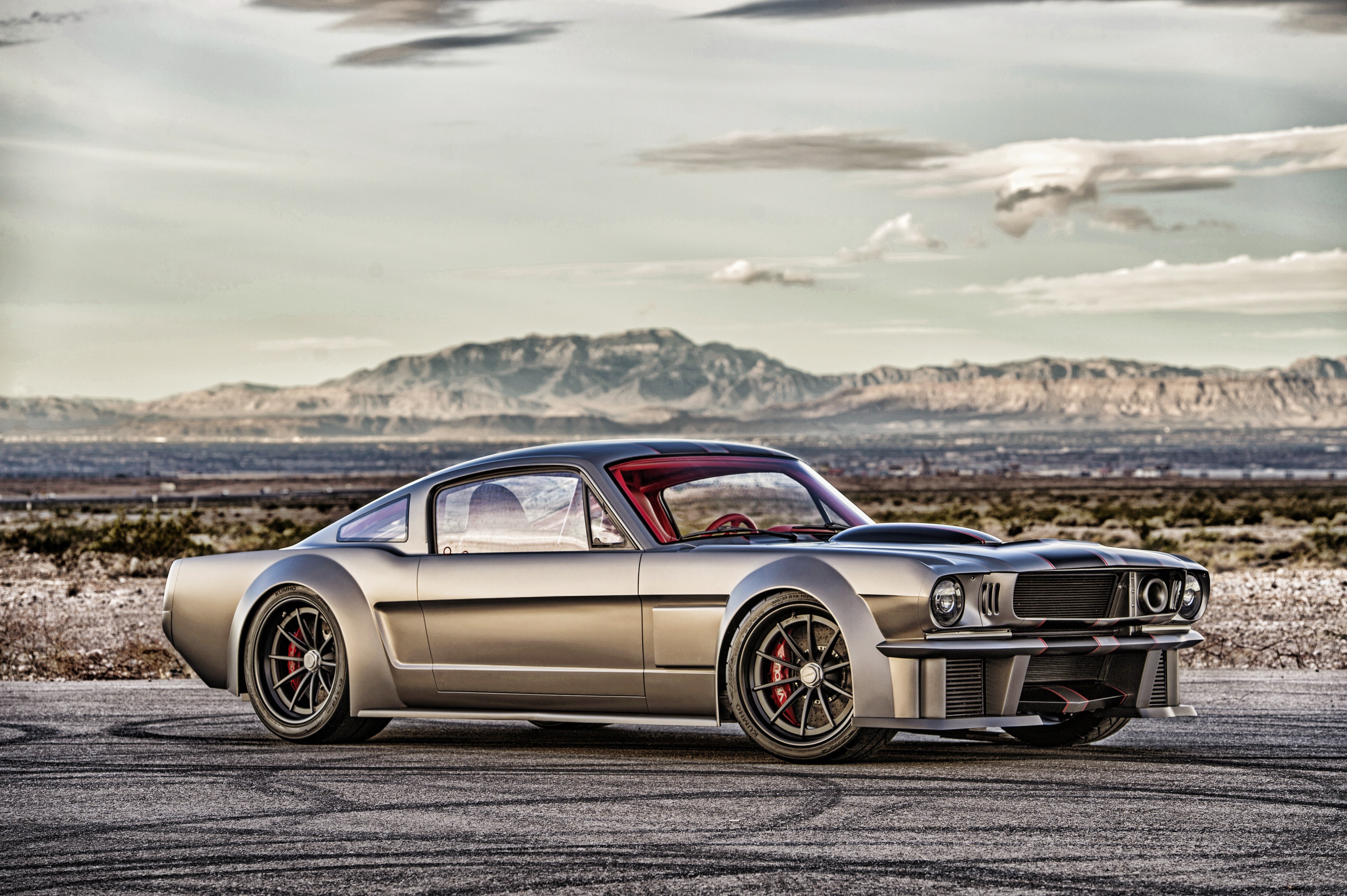 Ford Mustang 1965 HDR Side View HD Wallpaper