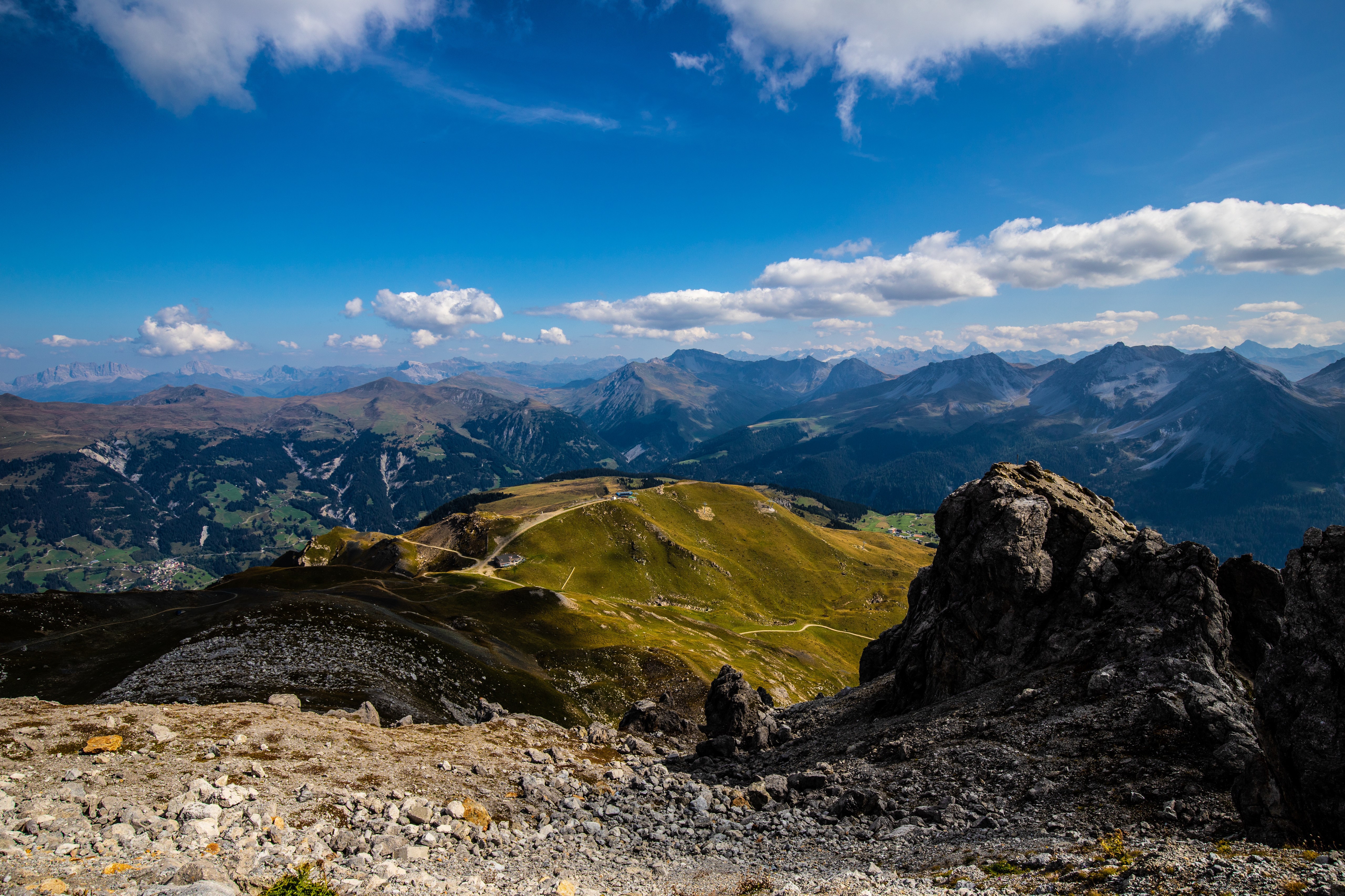 Switzerland Alps Mountains Landscape HD Wallpaper